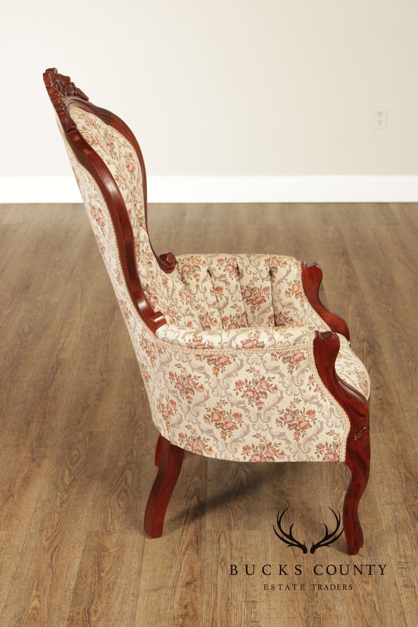 Kimball Furniture Victorian Style Pair of Parlor Armchairs