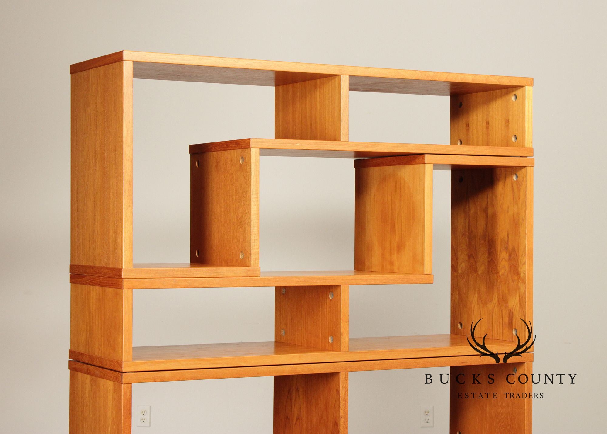 Danish Modern Teak Modular Bookcase