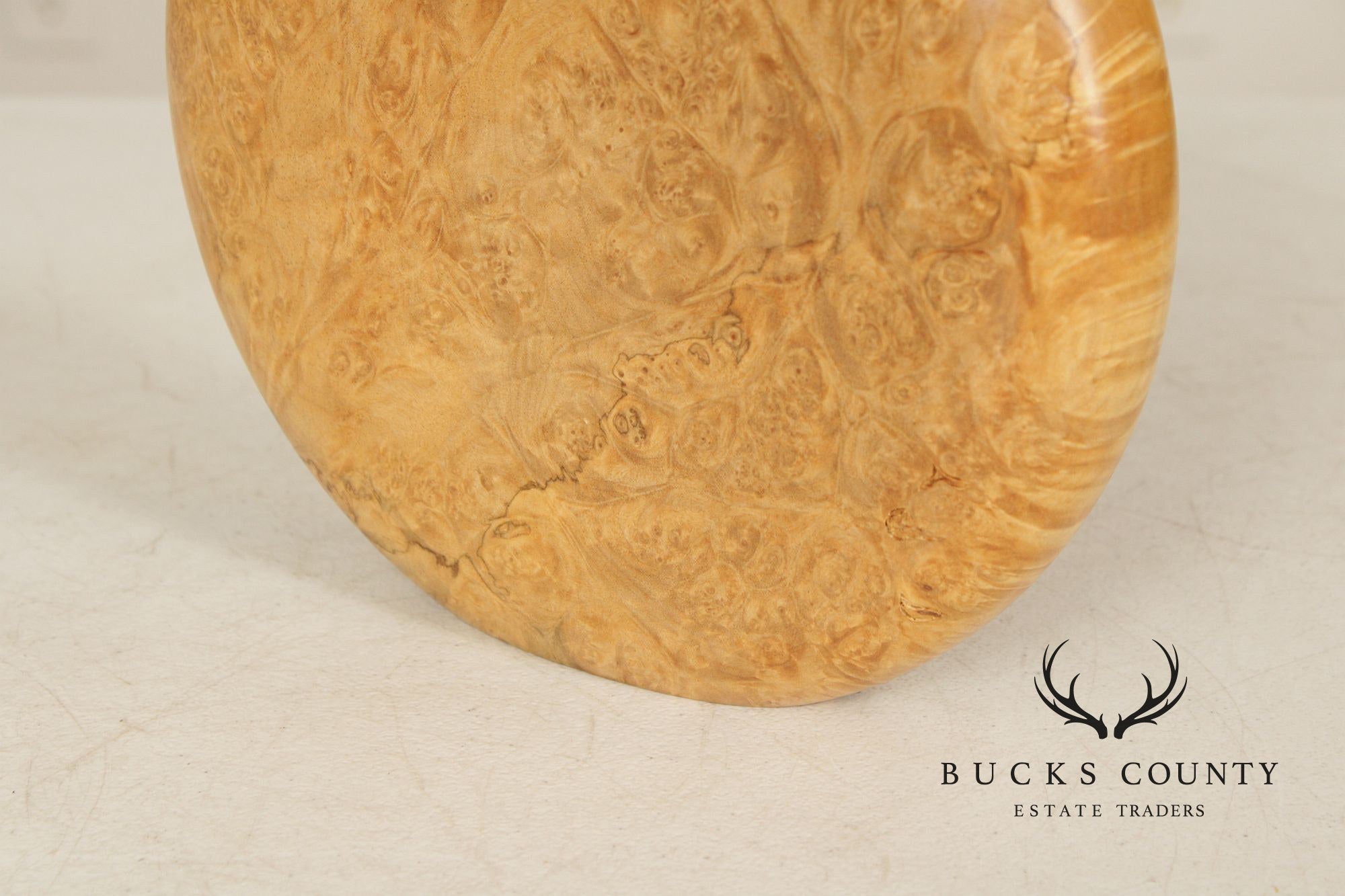Warren Vienneau Studio Crafted Maple Burl Vase
