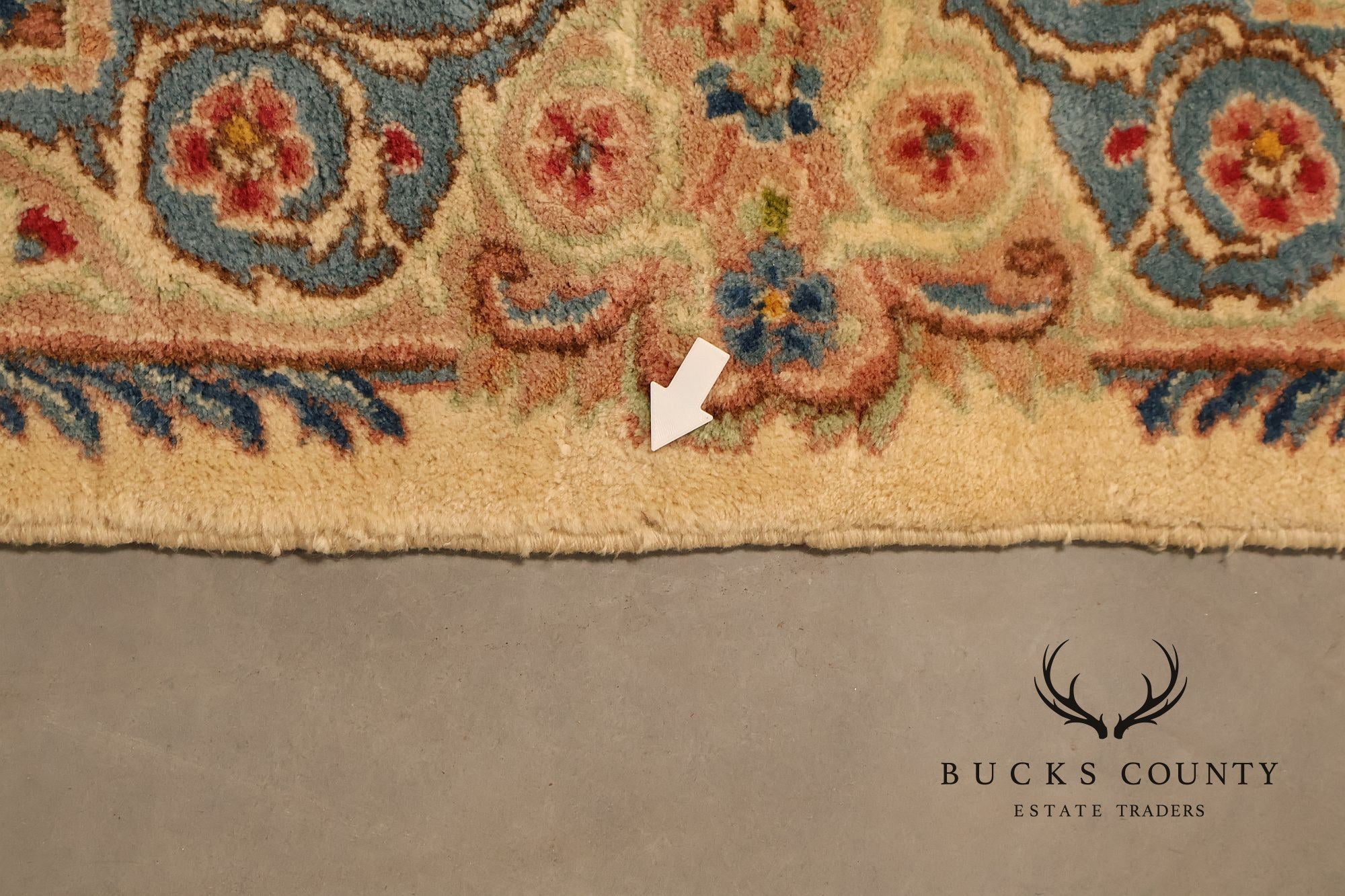 Kirmin Pattern Large Hand Tied 11' x 18' Fringed Area Rug
