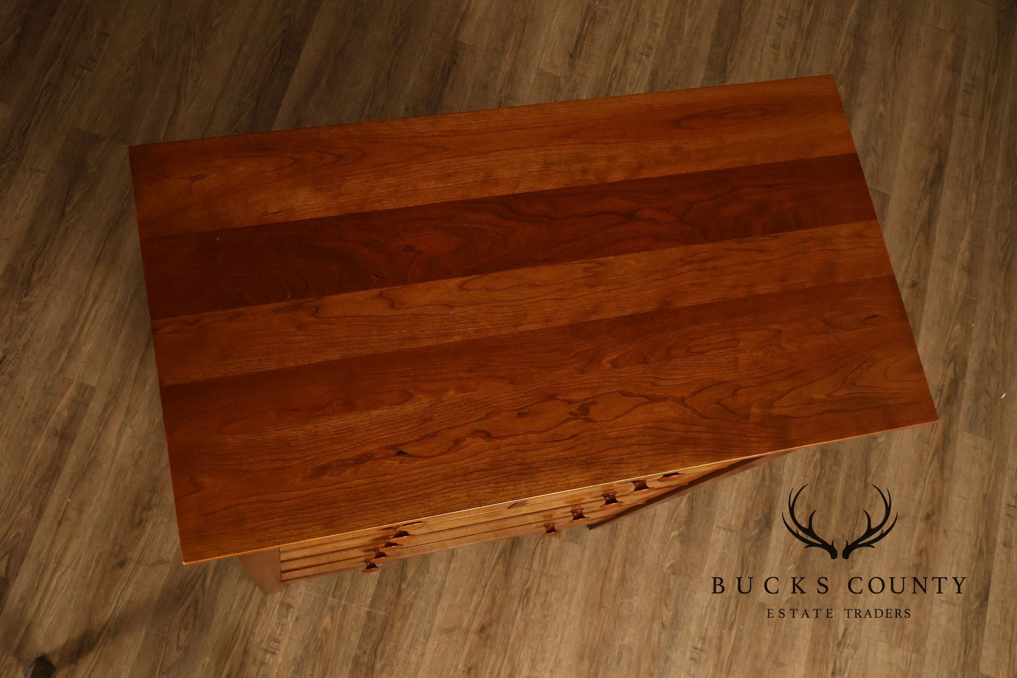 Stickley Mission Collection Harvey Ellis Cherry and Maple Tall Chest
