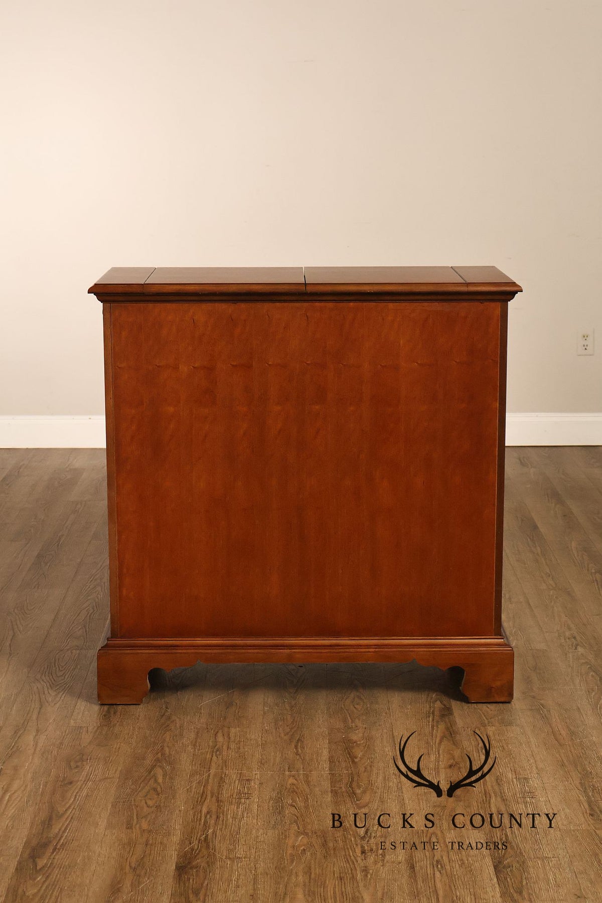 American Drew Chippendale Style Cherry Flip Top Server