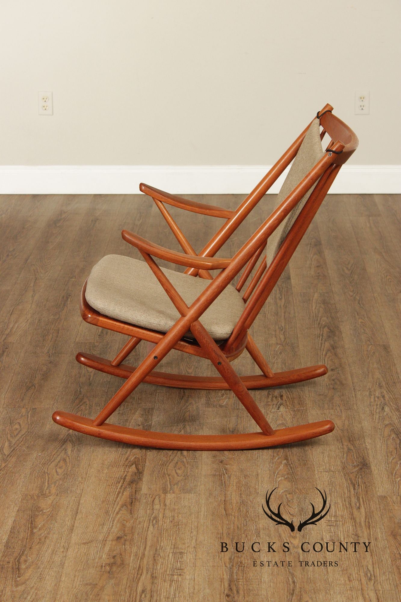 Bramin Mobler Danish Modern Teak Rocker