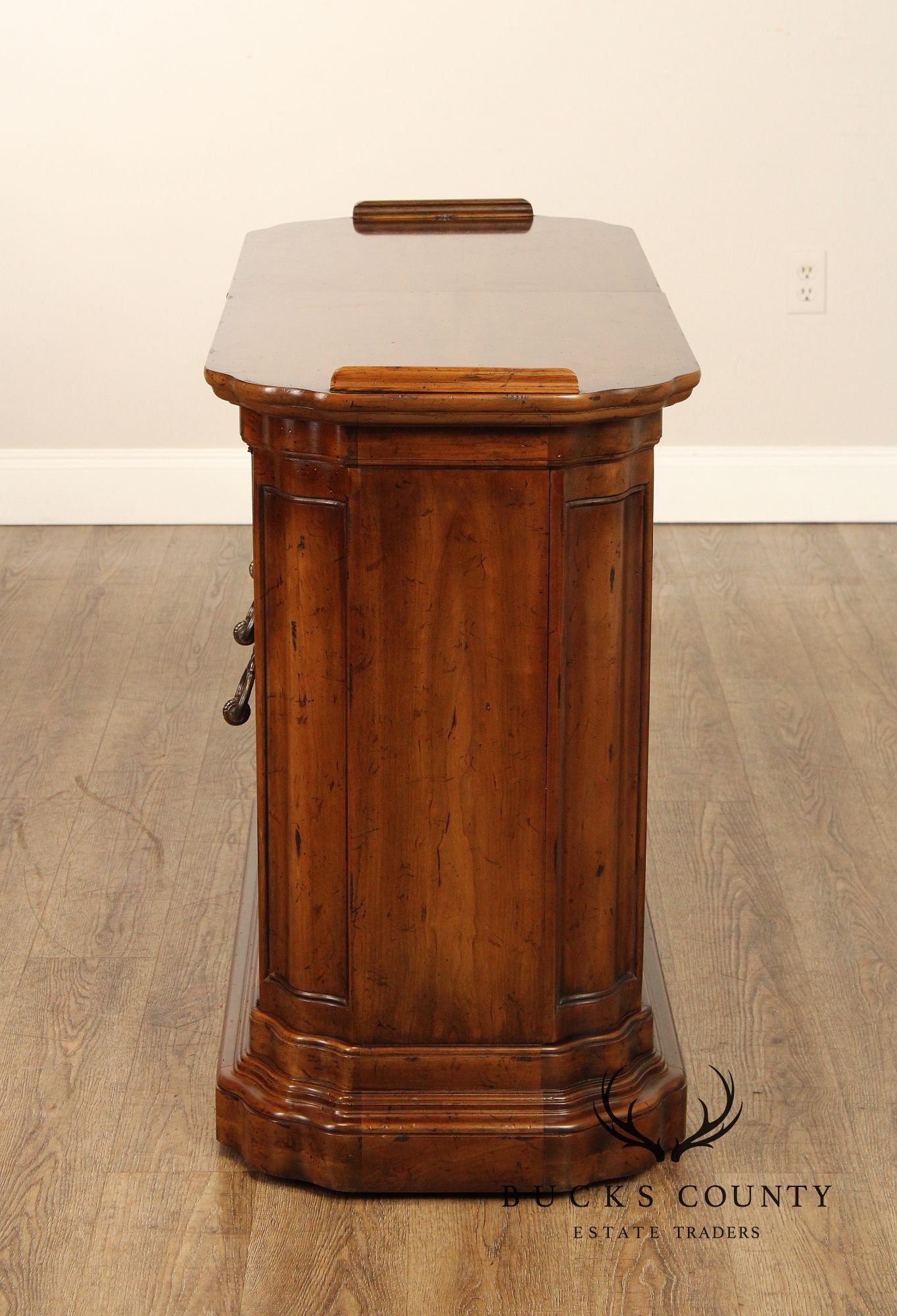 Heritage 'Grand Tour' Walnut Slide Top Server
