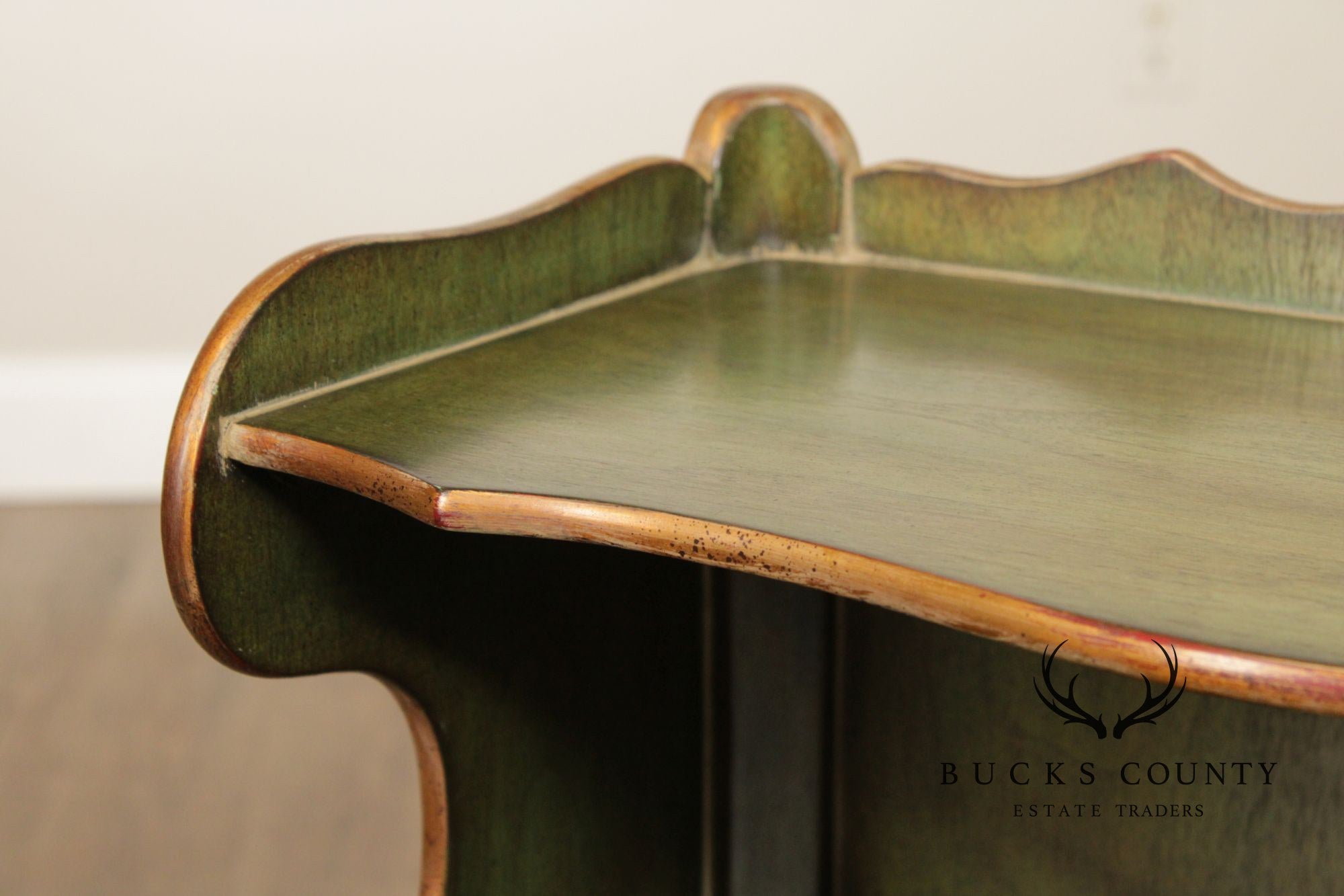 French Louis XV Style Vintage Pair Of Painted Nightstands
