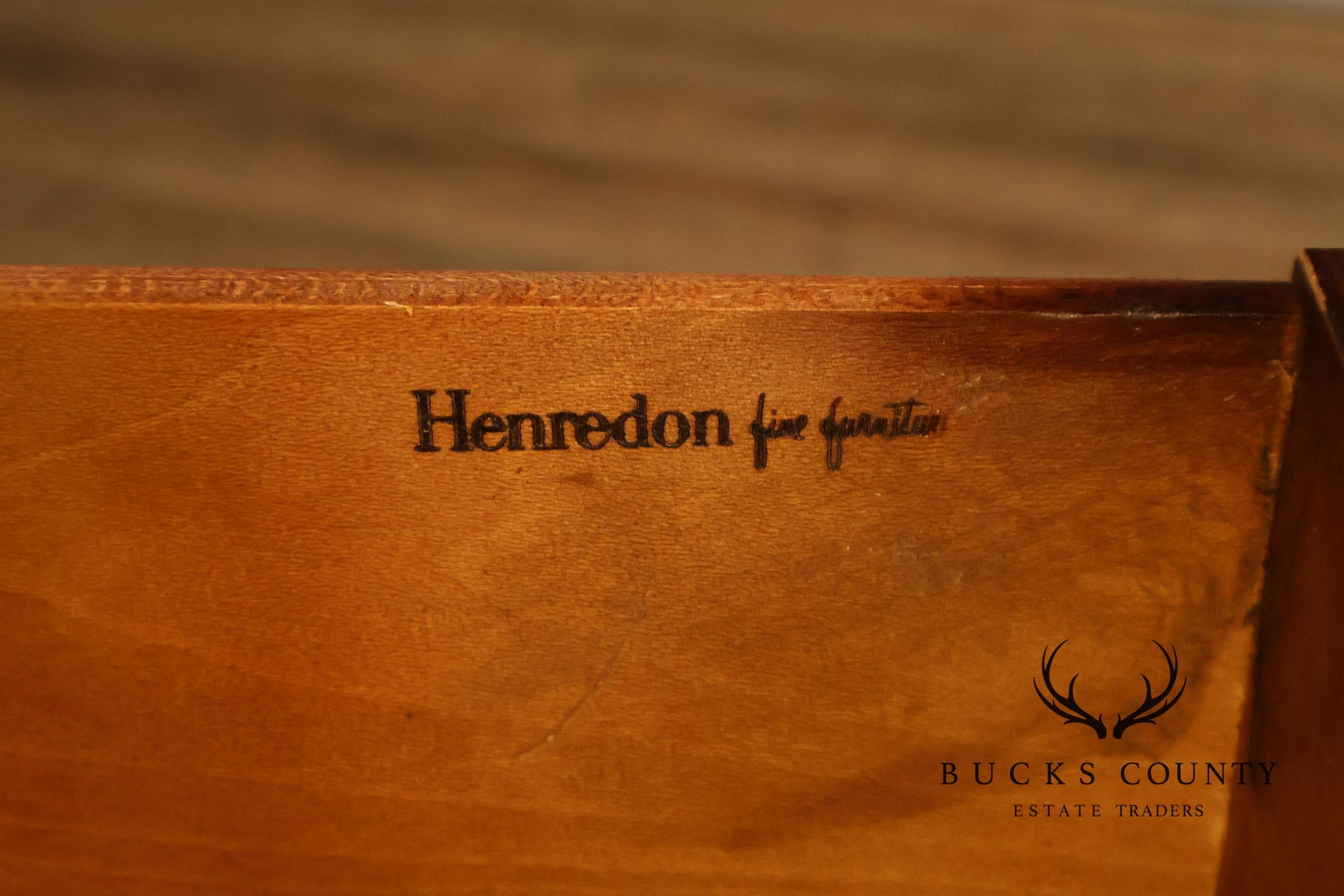 Henredon Scene One Campaign Style Walnut Armoire Chest