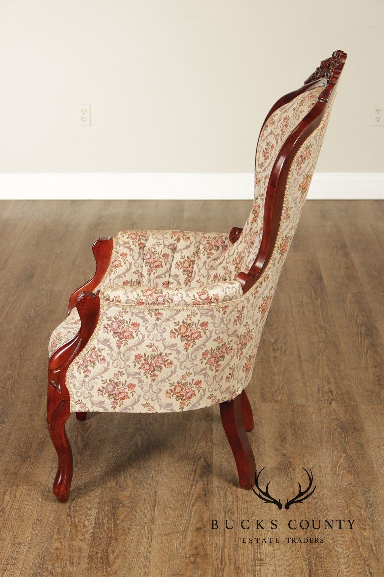 Kimball Furniture Victorian Style Pair of Parlor Armchairs