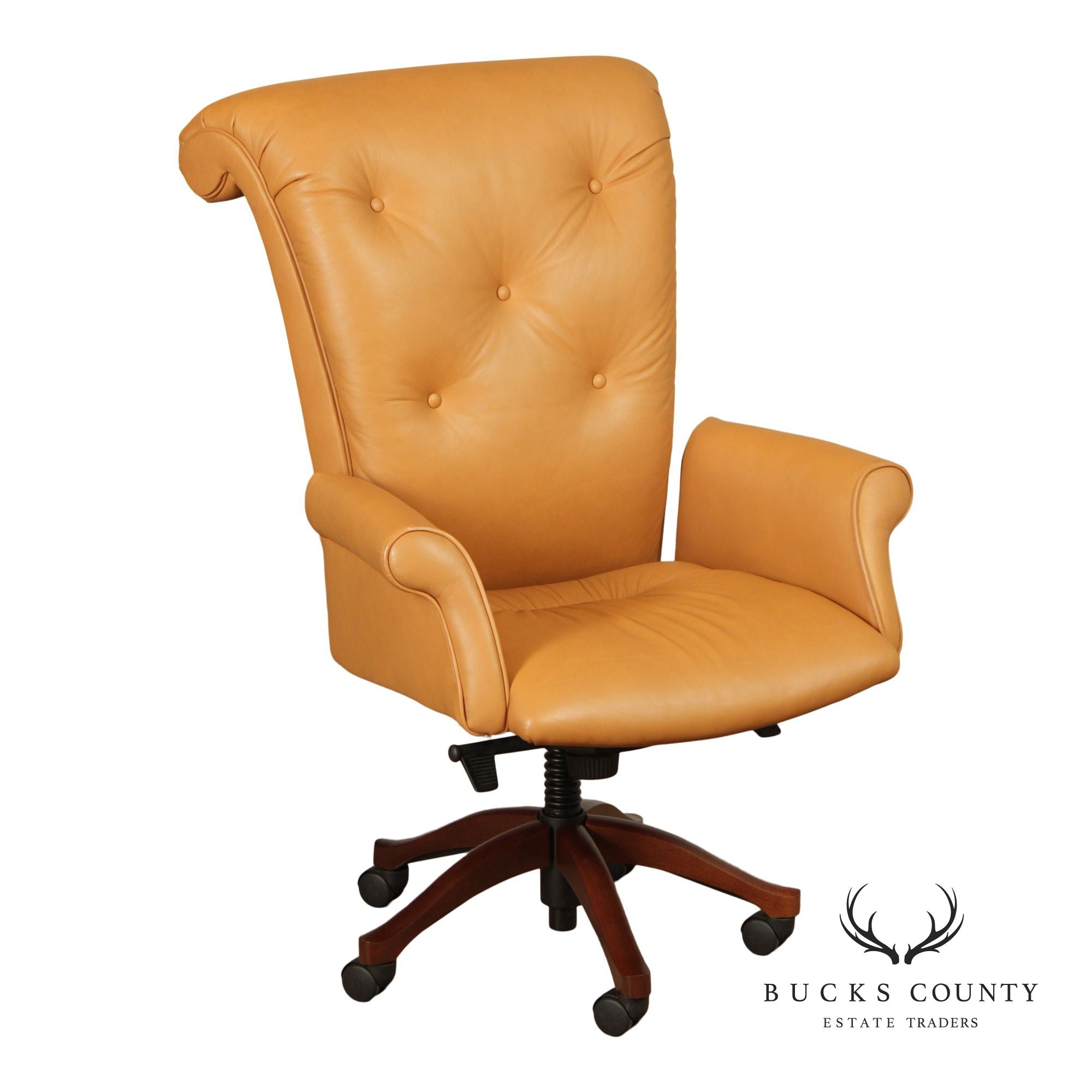 Leathercraft Tufted Leather Executive Office Armchair