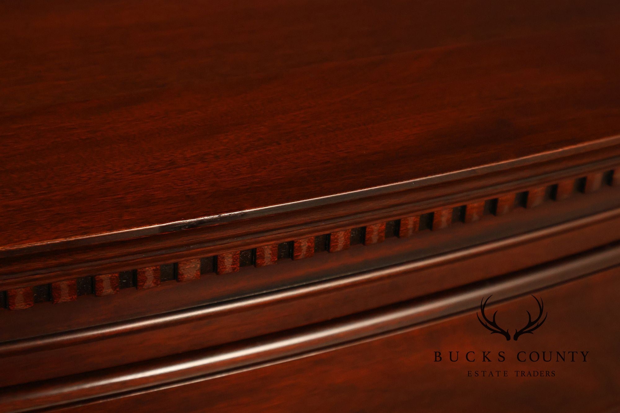 Henkel Harris Mahogany Bowfront Tall Chest