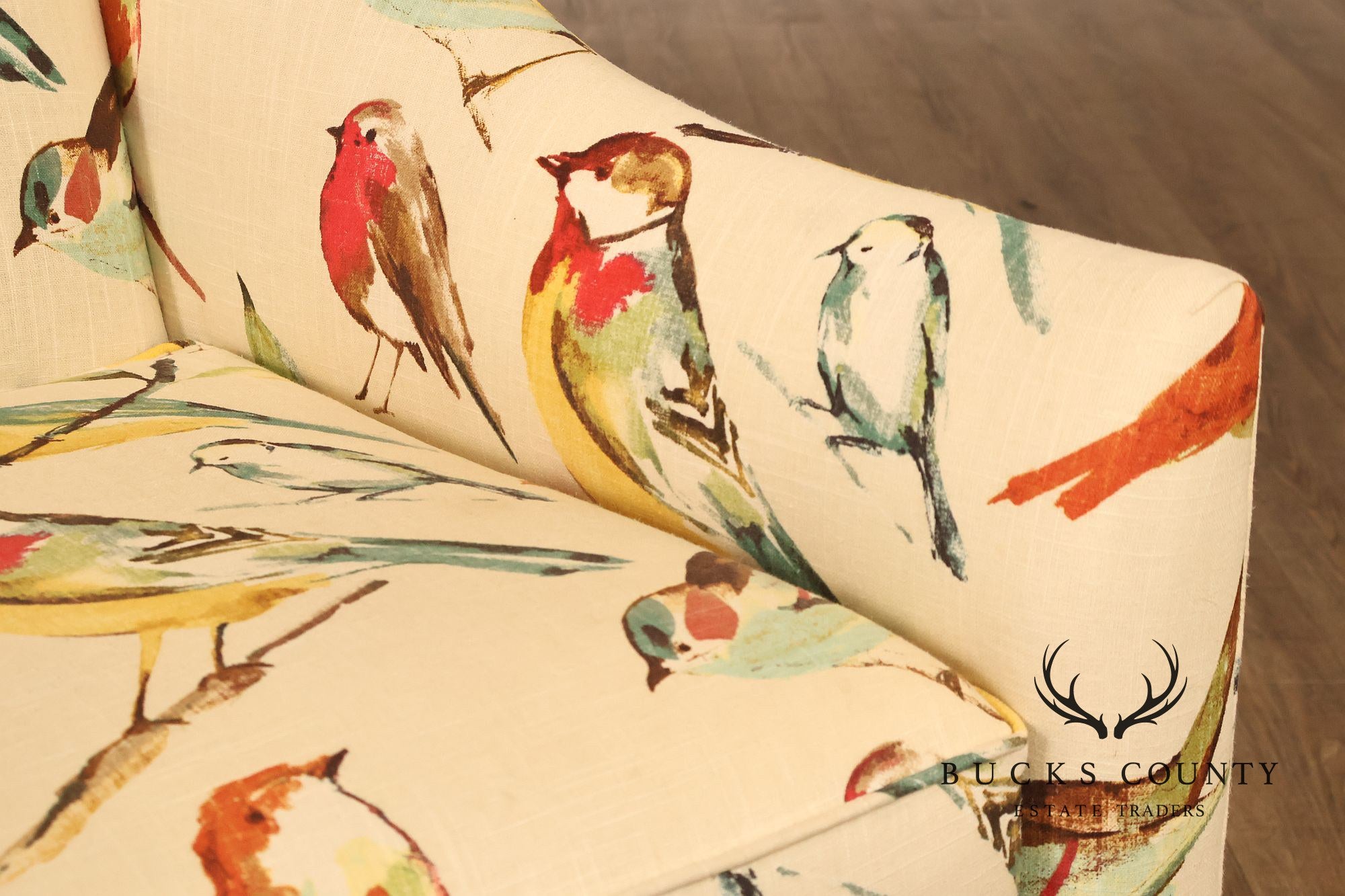 Ethan Allen Modern Upholstered Accent Chair