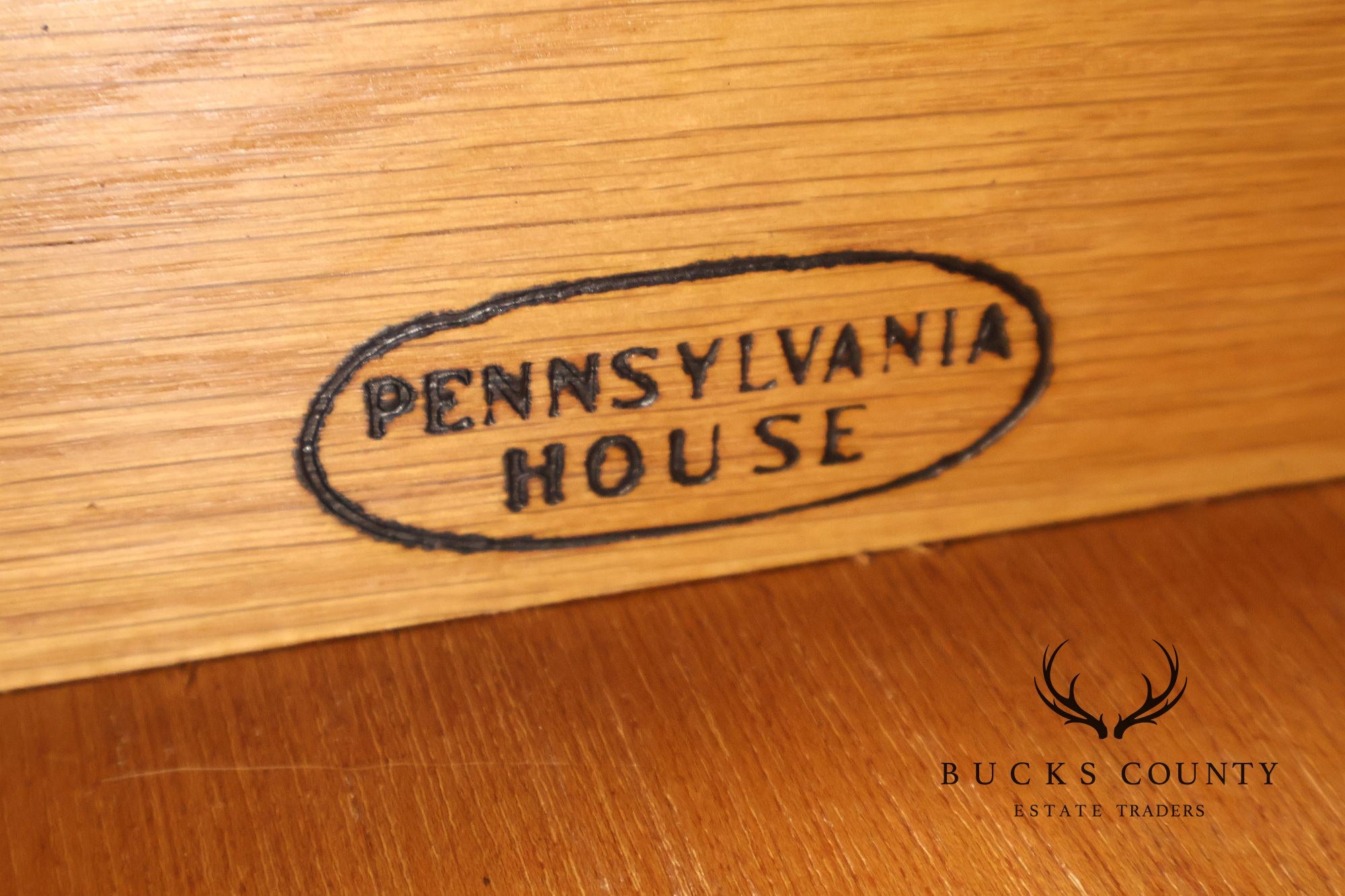 Pennsylvania House Vintage Cherry Step Back Hutch China Cabinet