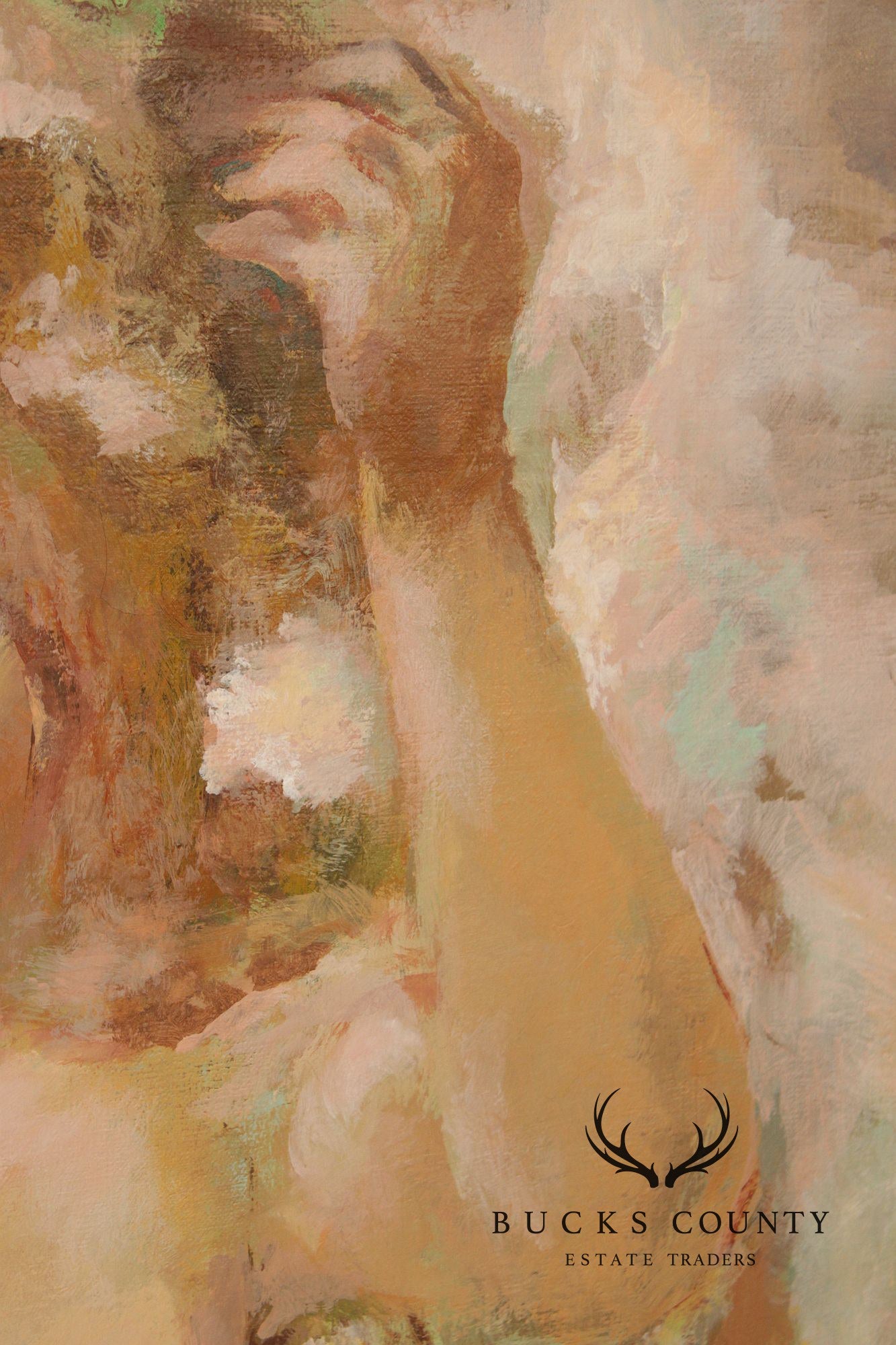 Wallace Bassford Impressionist Style Oil Painting, 'Regalia'