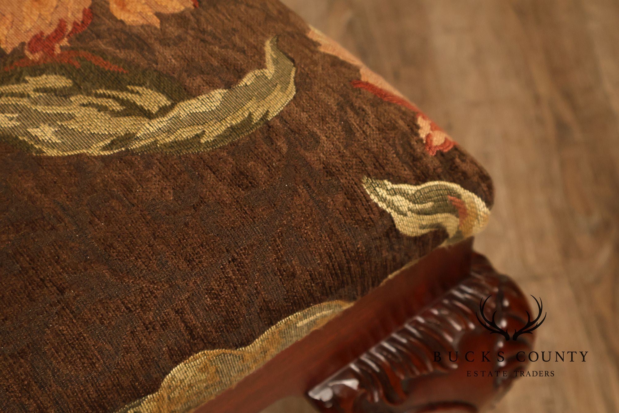 Maitland Smith Chippendale Style Set of Eight Mahogany Dining Chairs