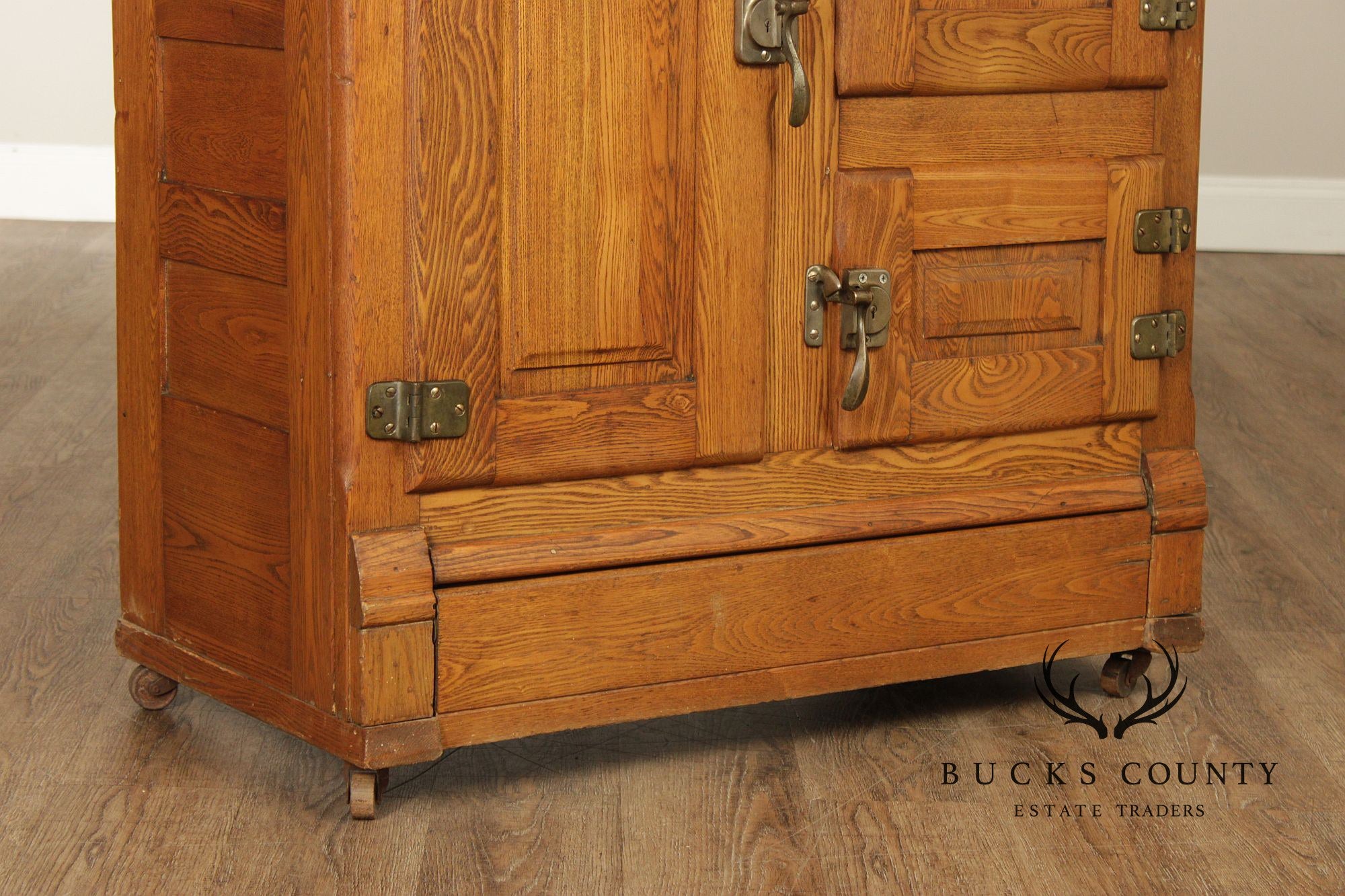 M. Poet & Sons Antique Oak Ice Box