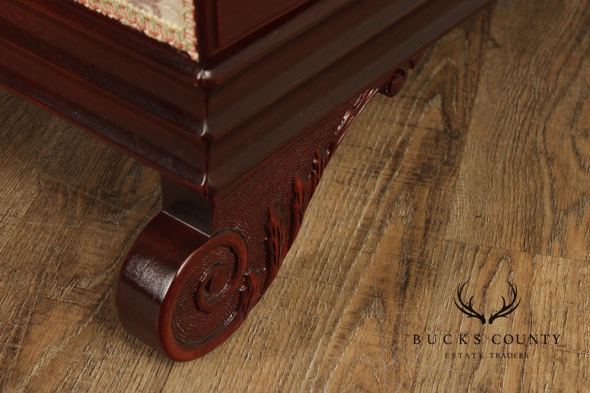 Kimball Victorian Style Carved Mahogany Sofa