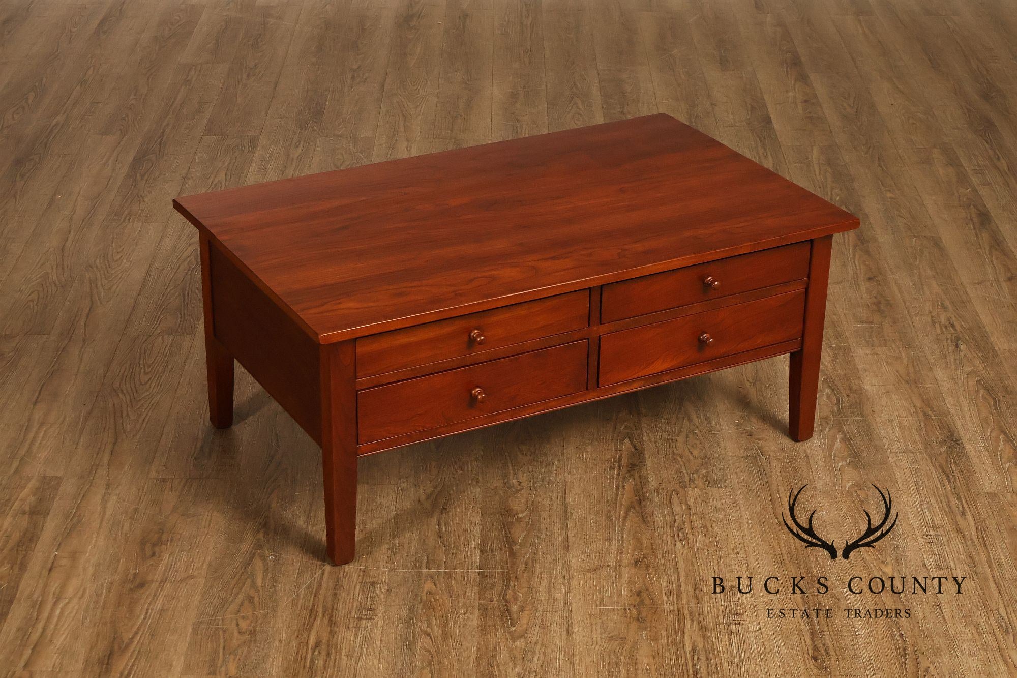 Piper Classics Shaker Style Salem Solid Cherry Coffee Table