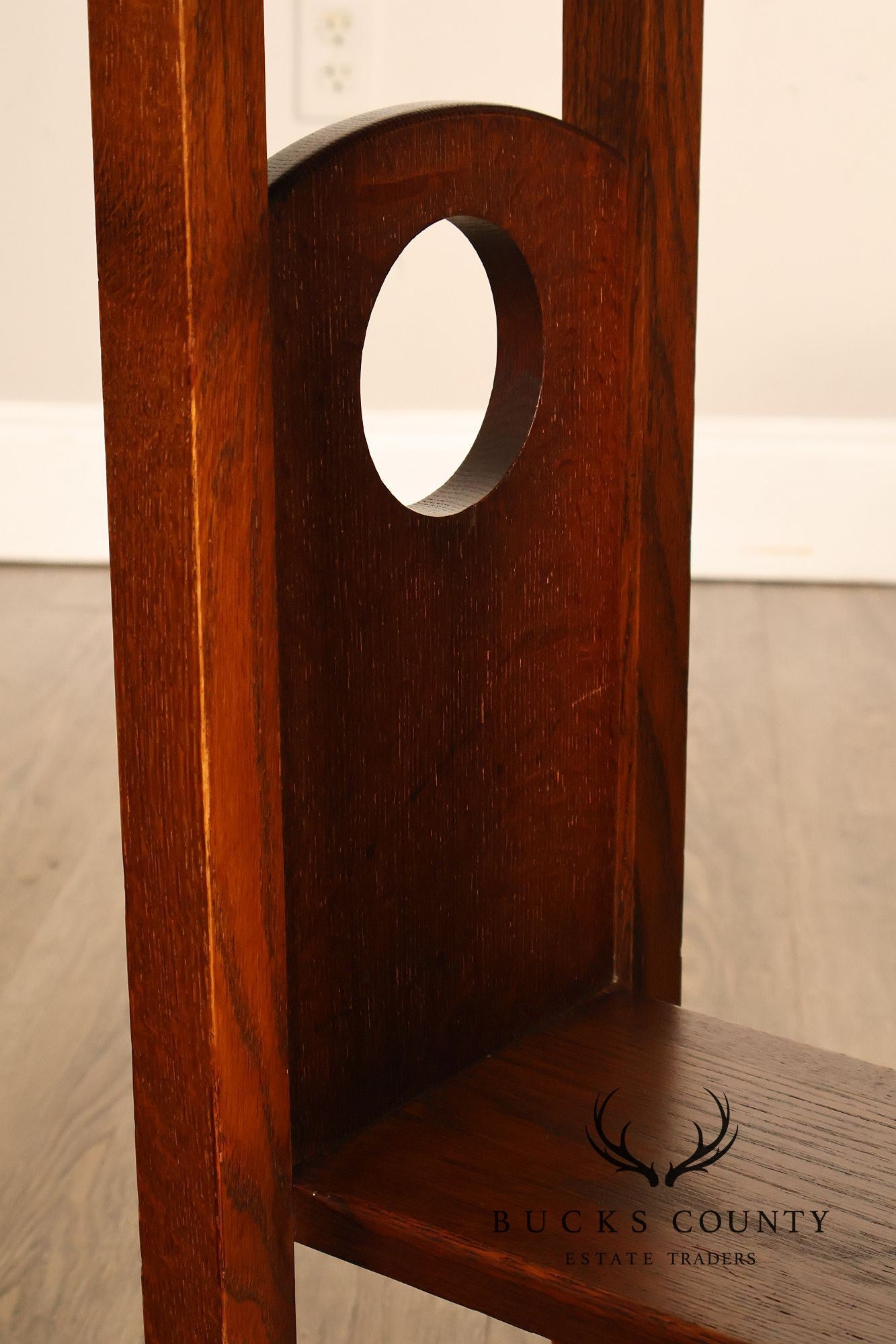 Antique Arts And Crafts Mission Oak Imperial Stand