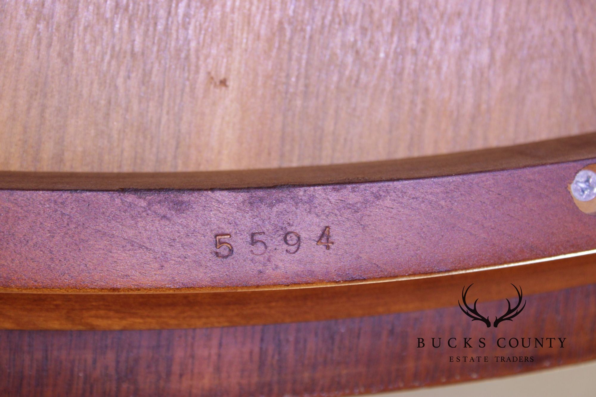 John Widdicomb Round Mahogany Dining Table Designed By Chad Womack