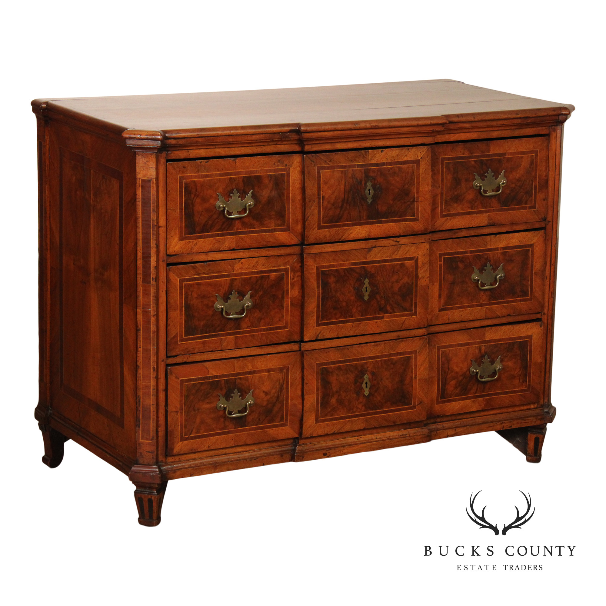 Antique Louis XVI Walnut Chest of Drawers