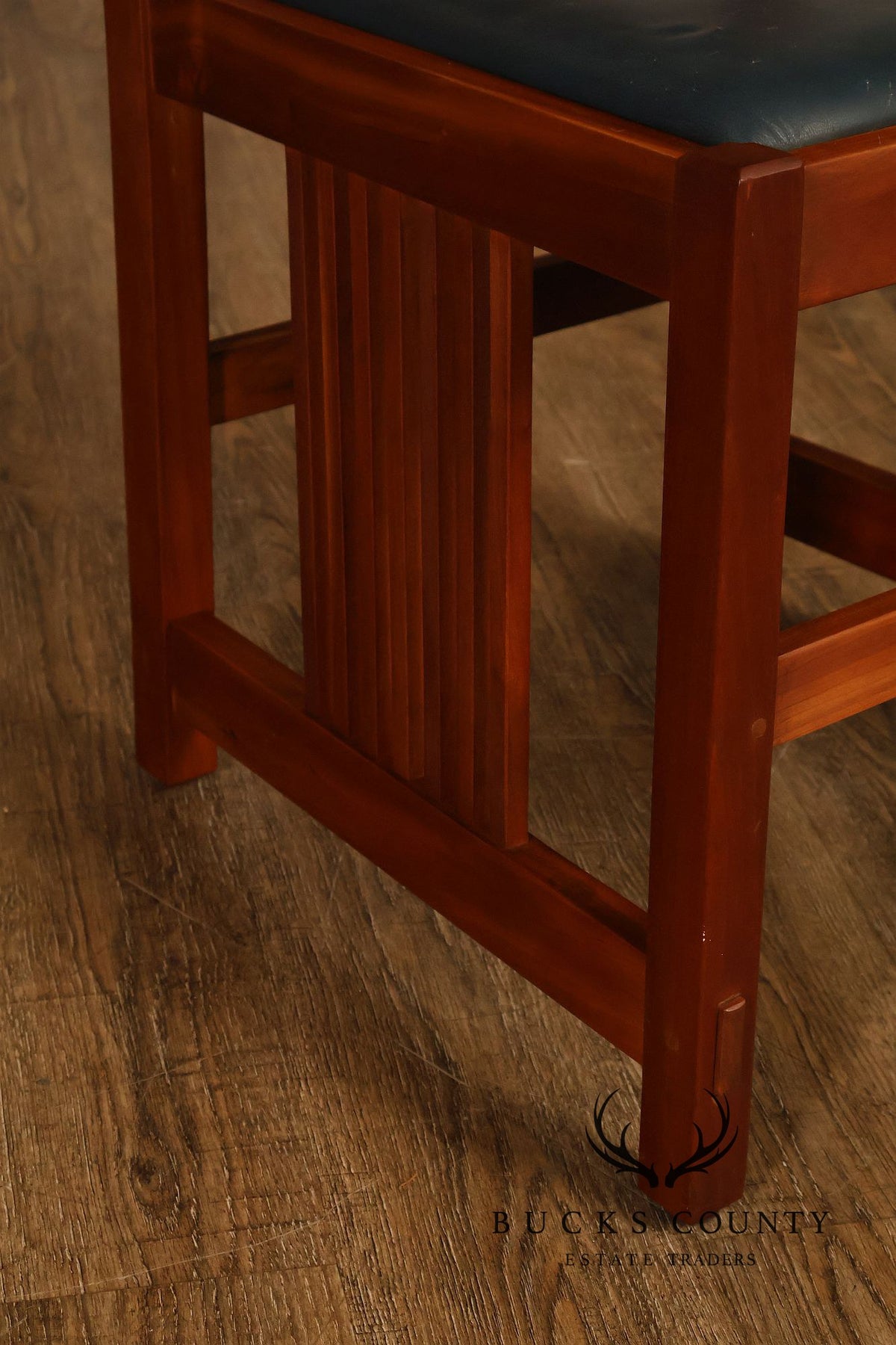 Stickley Mission Collection Cherry Set Of 6 Spindle Back Dining Chairs