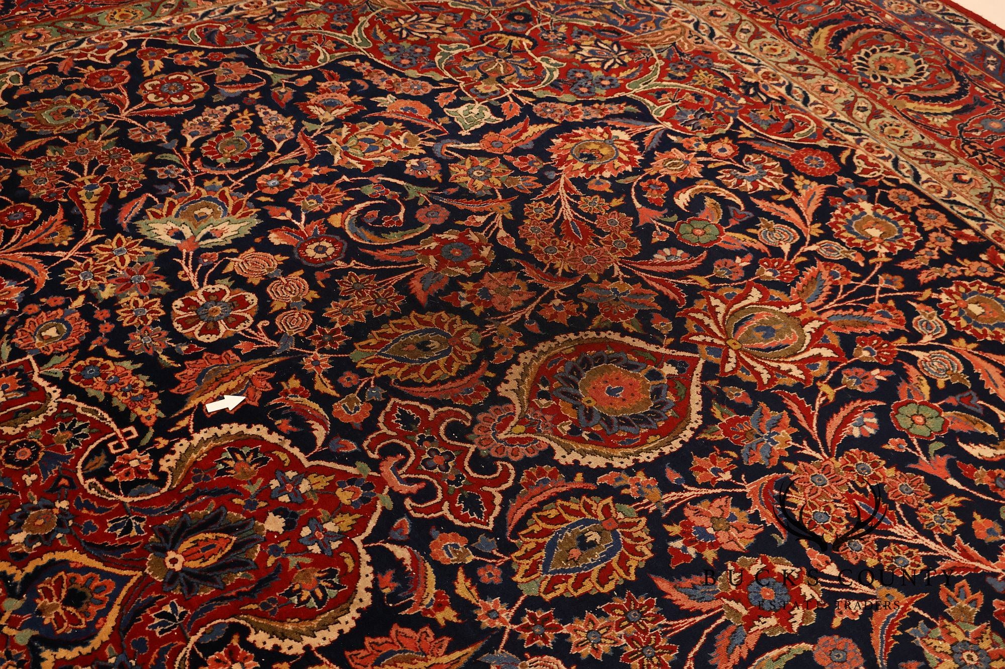 Large Hand Tied Traditional Persian Style Area Rug