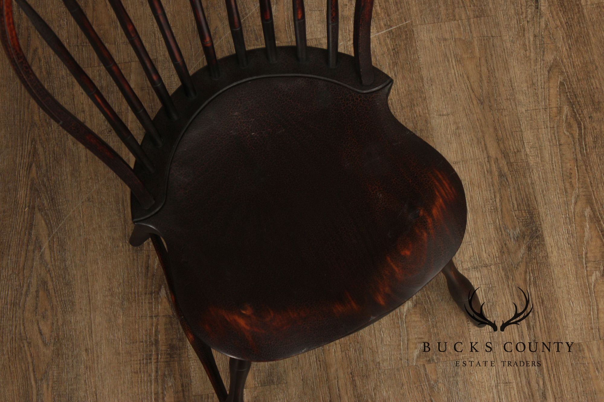 D.R. Dimes Distress Painted Windsor Side Chair