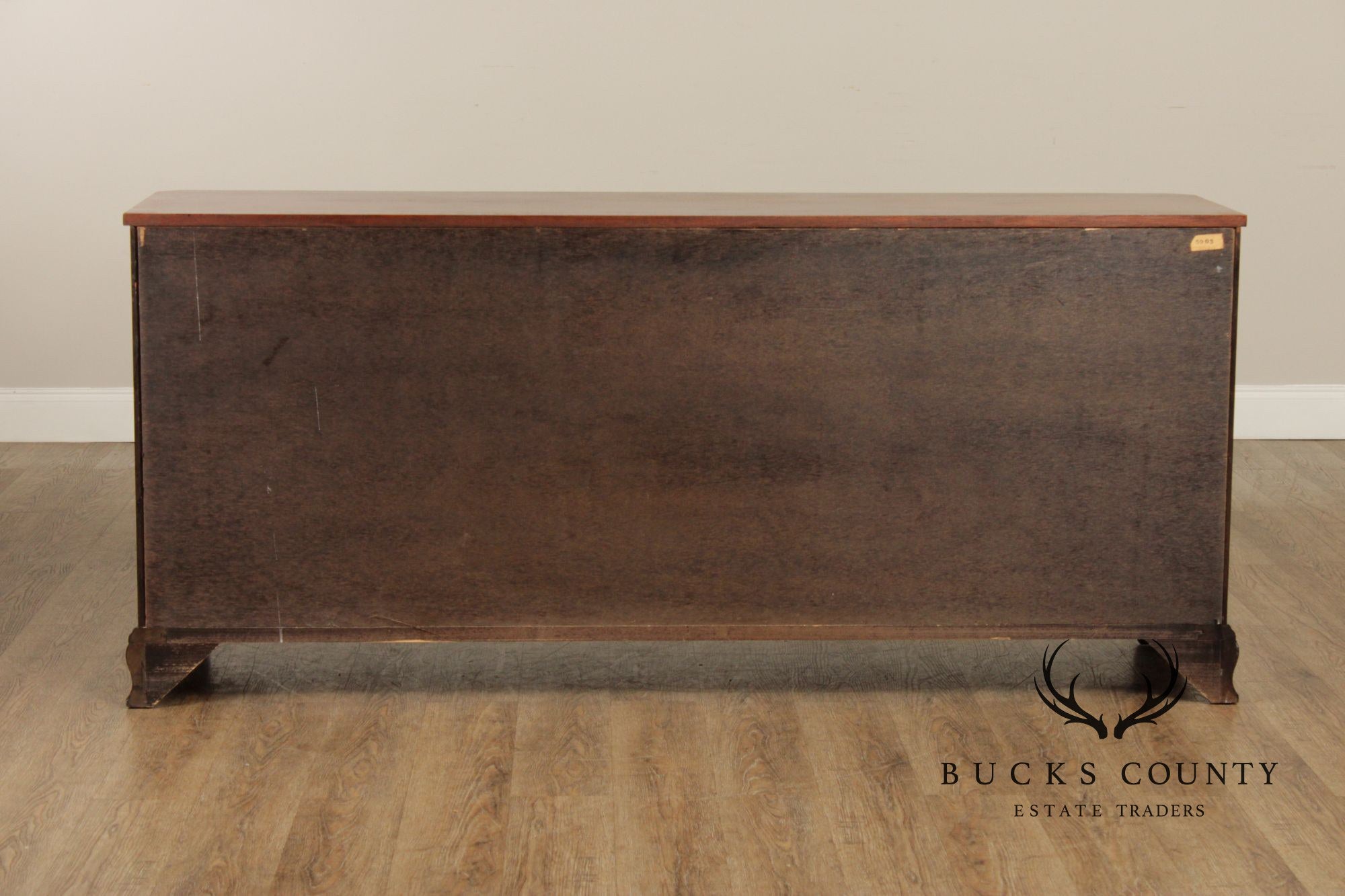 Baker Chippendale Style Mahogany Triple Dresser