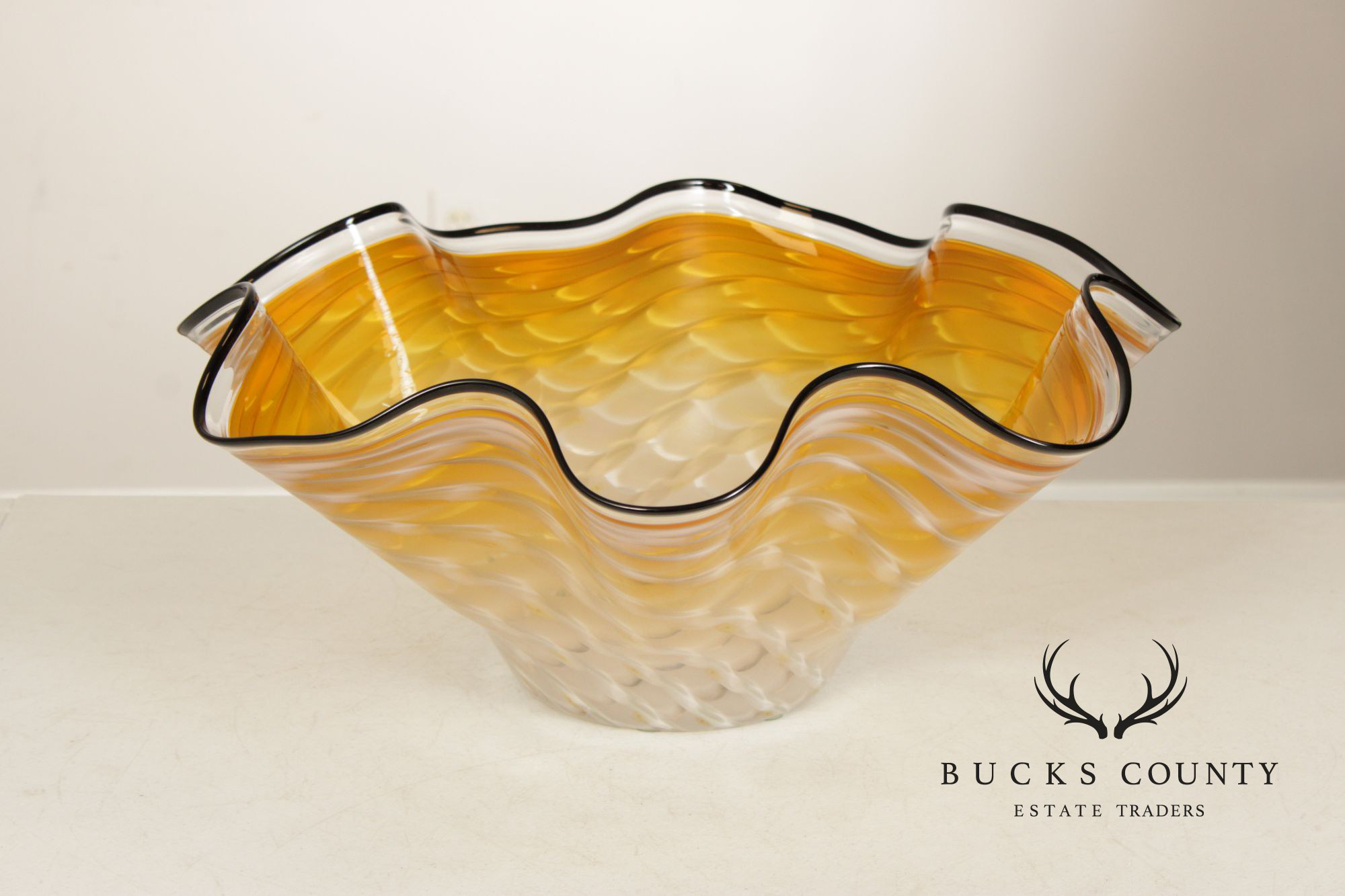 La Chaussee Contemporary Art Glass Bowl