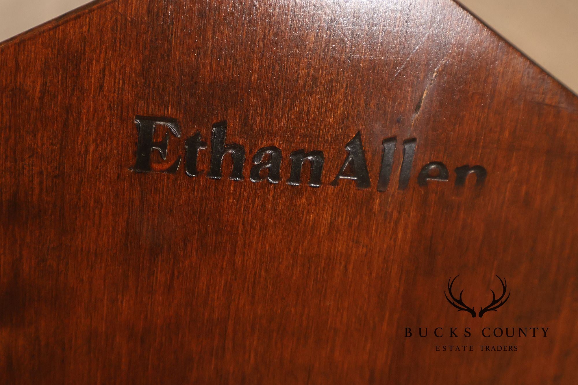 Ethan Allen Georgian Court Cherry Hexagon Side Table