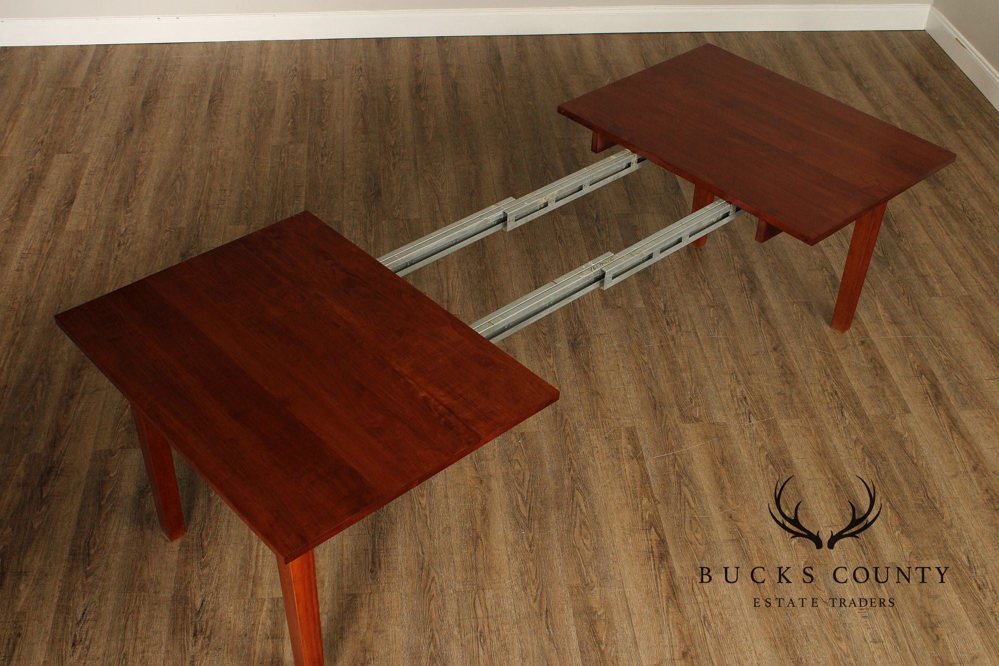 Vermont Furniture Cherry Extension Dining Table With Two Leaves