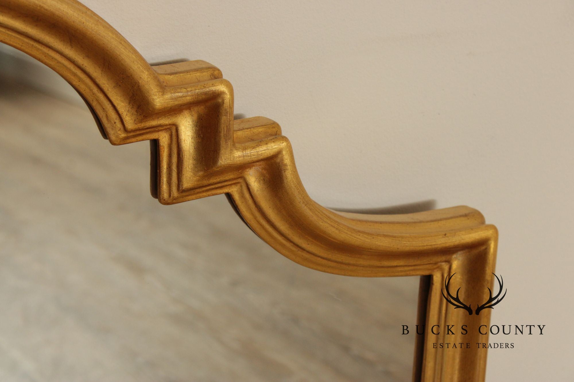 Hollywood Regency Style Scrollwork Wall Mirror