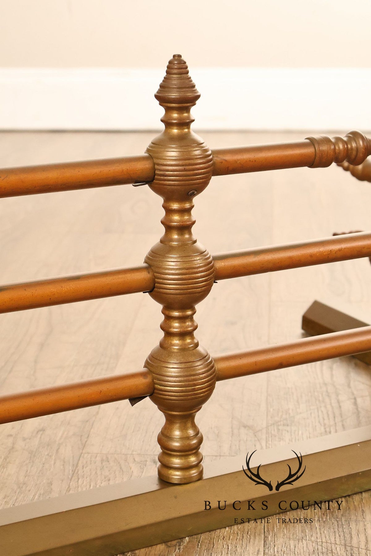 Traditional Brass Tone Fireplace Fender