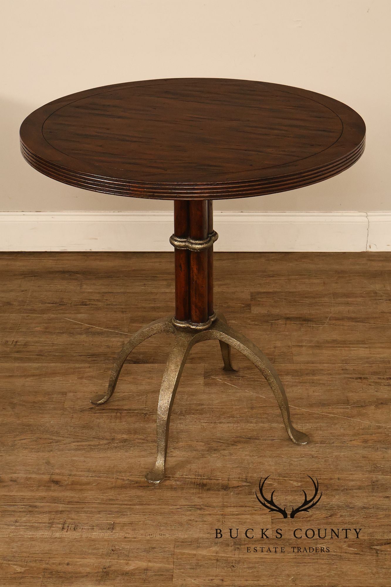 Theodore Alexander 'L'Usine' Round Bistro Accent Table