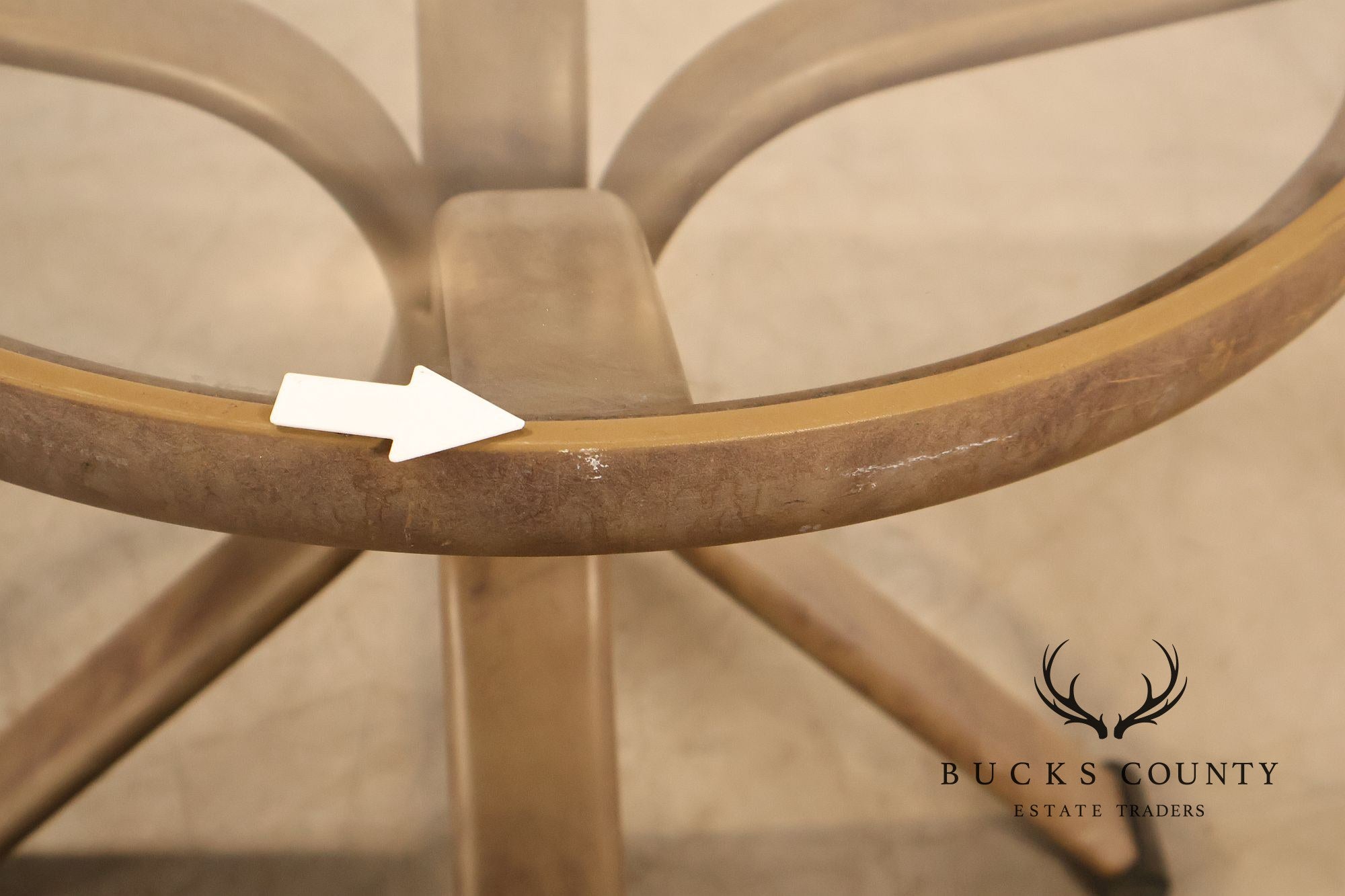 Brown Jordan Pair of Outdoor Round Glass Top Side Tables