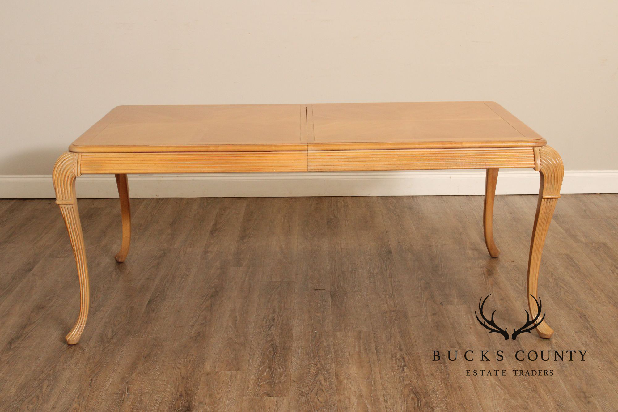 Bernhardt French Art Deco Style Expandable Dining Table