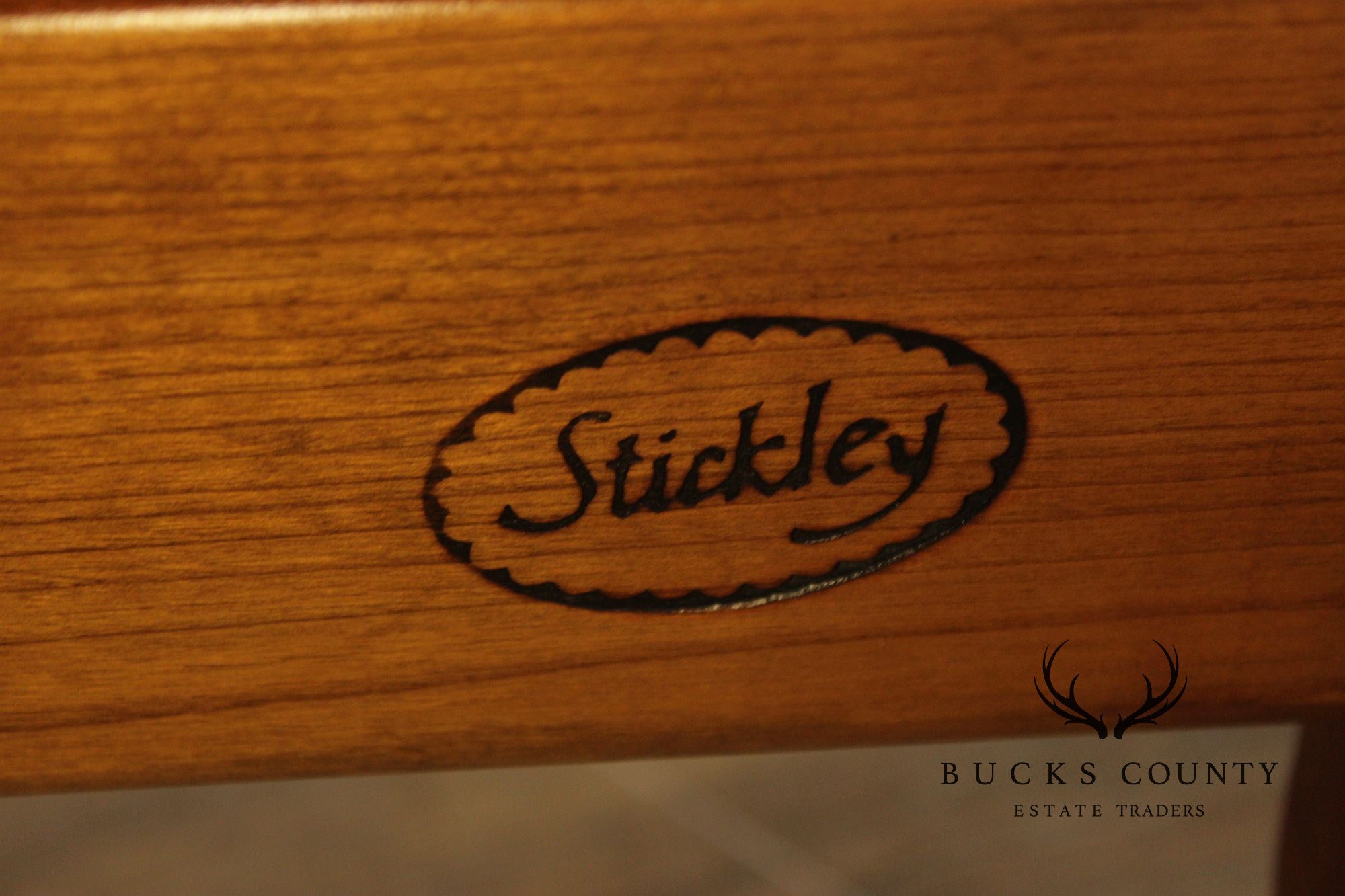 Stickley Traditional Cherry Twin Size Pair Of Poster Beds