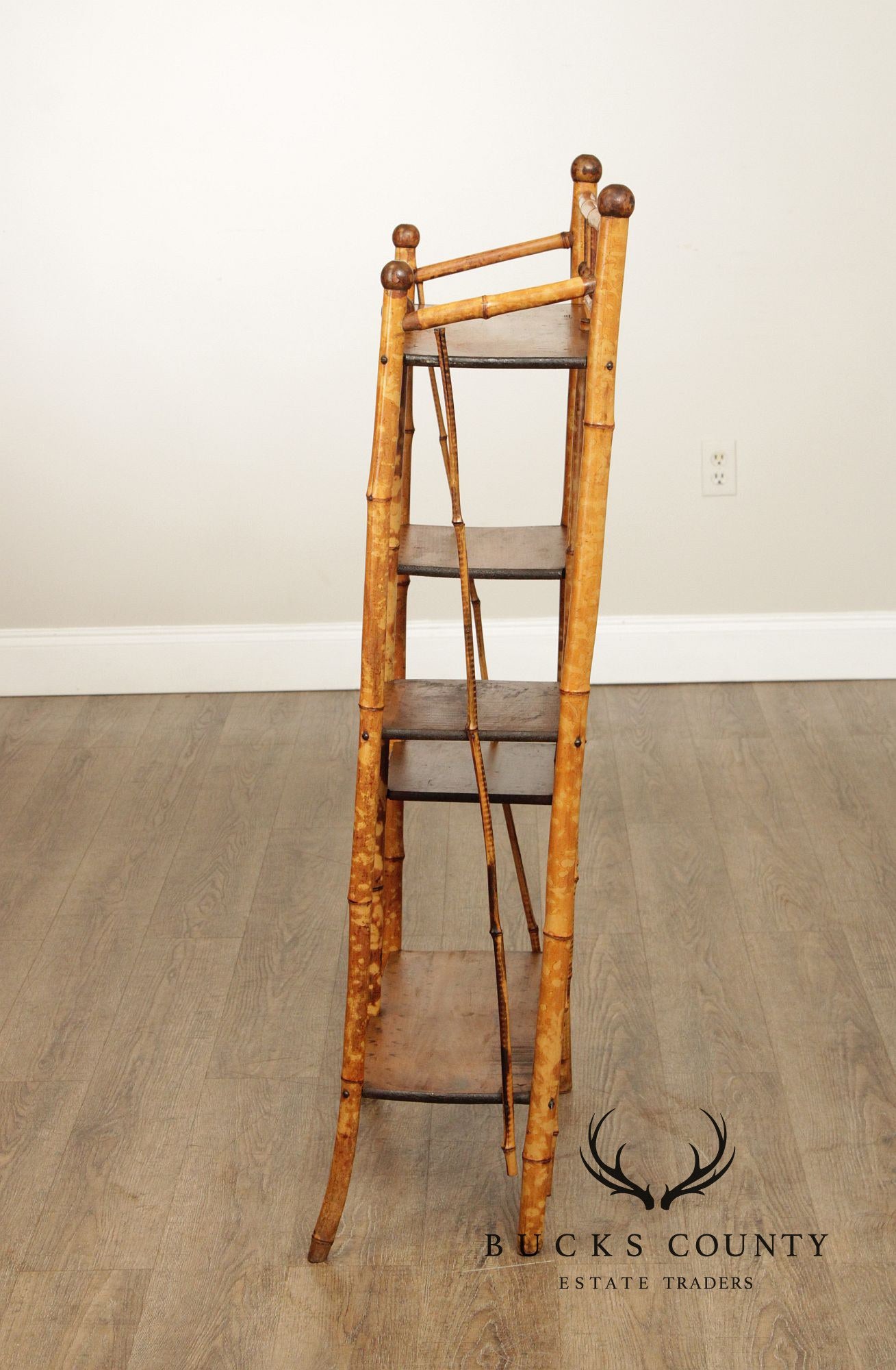Antique Aesthetic Movement Bamboo Etagere
