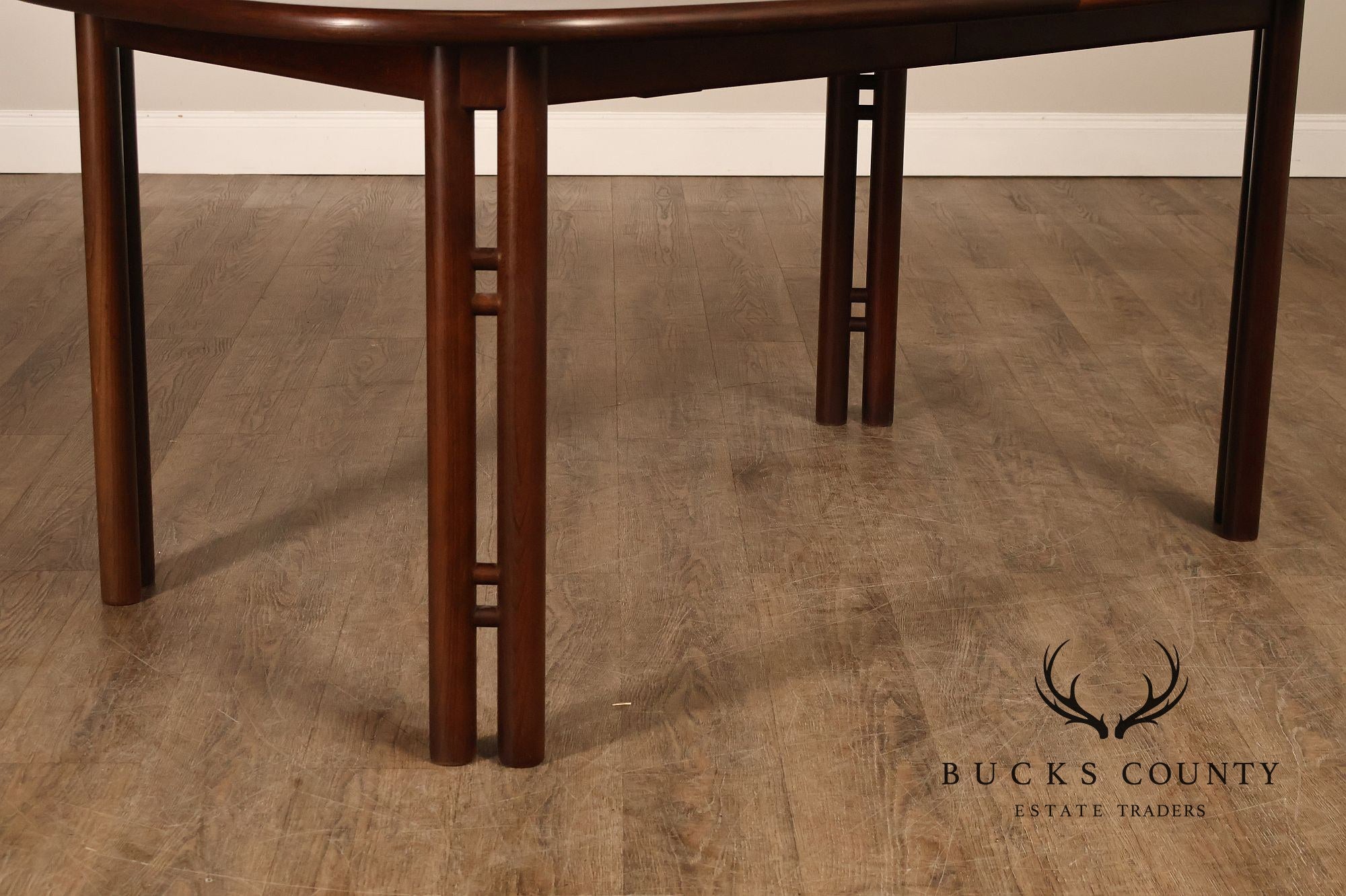 Danish Modern Rosewood Extension Dining Table With Two Leaves By Boltinge