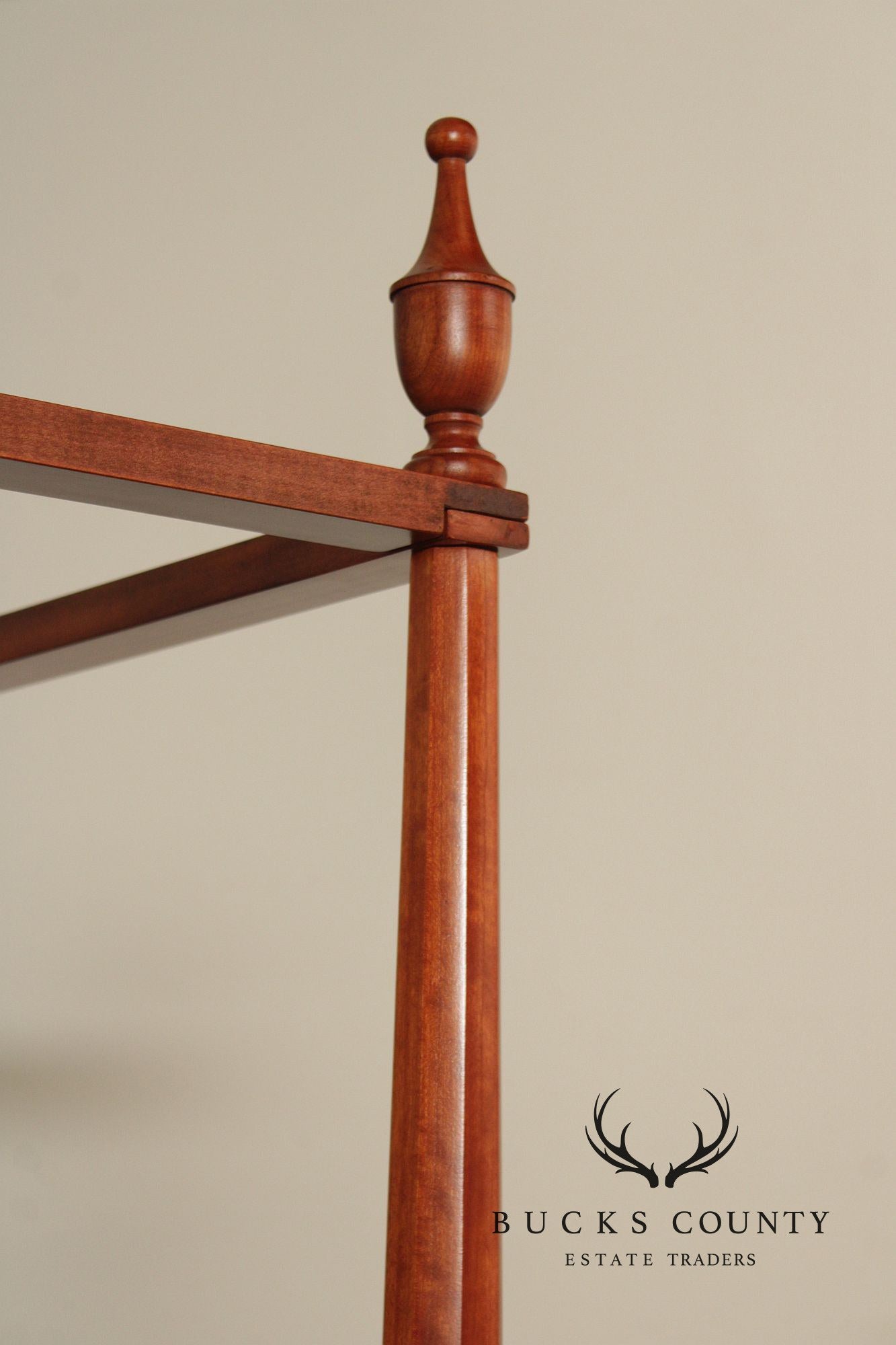 Norman’s Reproductions Solid Cherry Queen Size Four Poster Canopy Bed