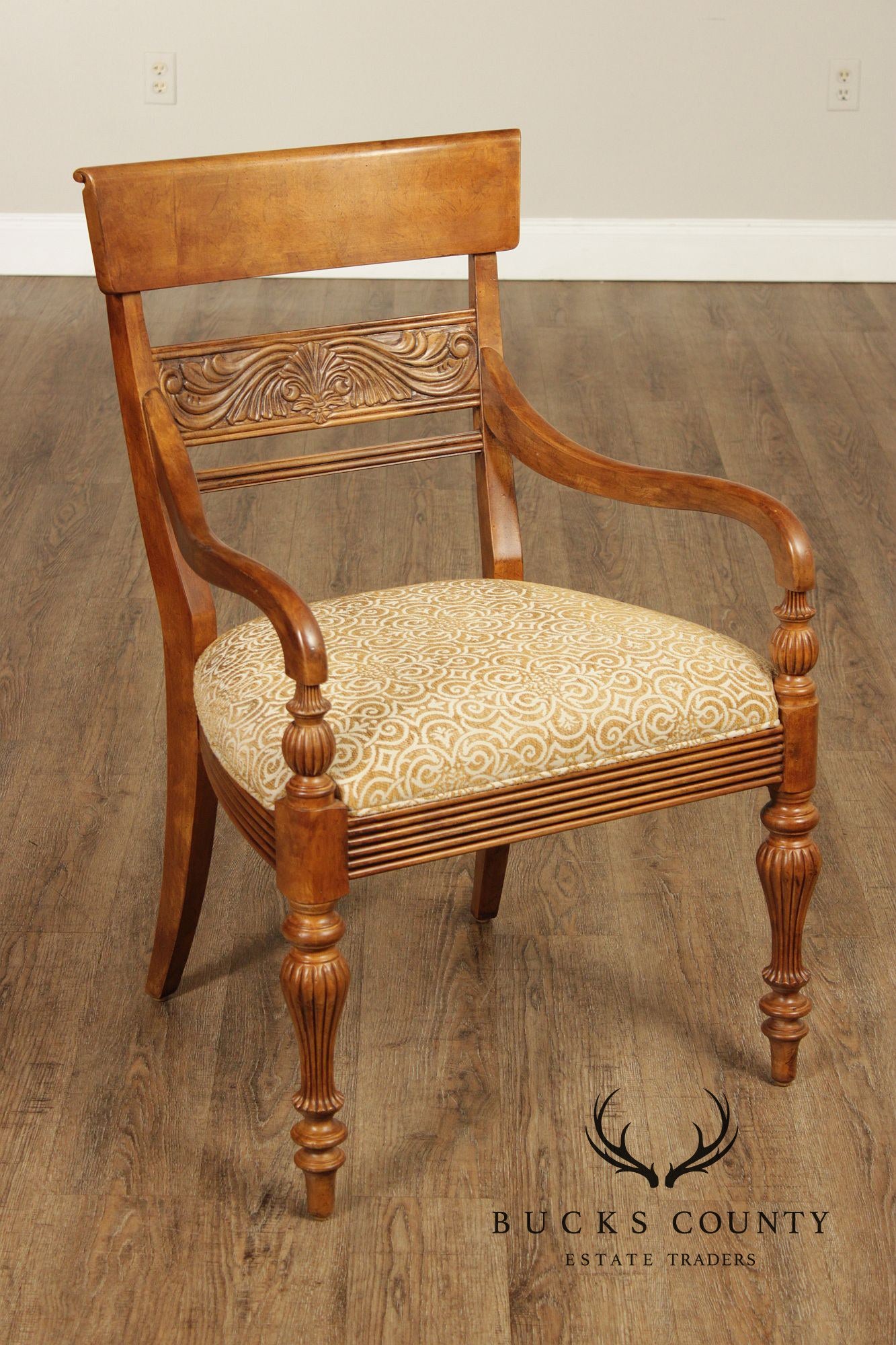 Ethan Allen Set of Eight British Classics 'Mackenzie' Dining Chairs