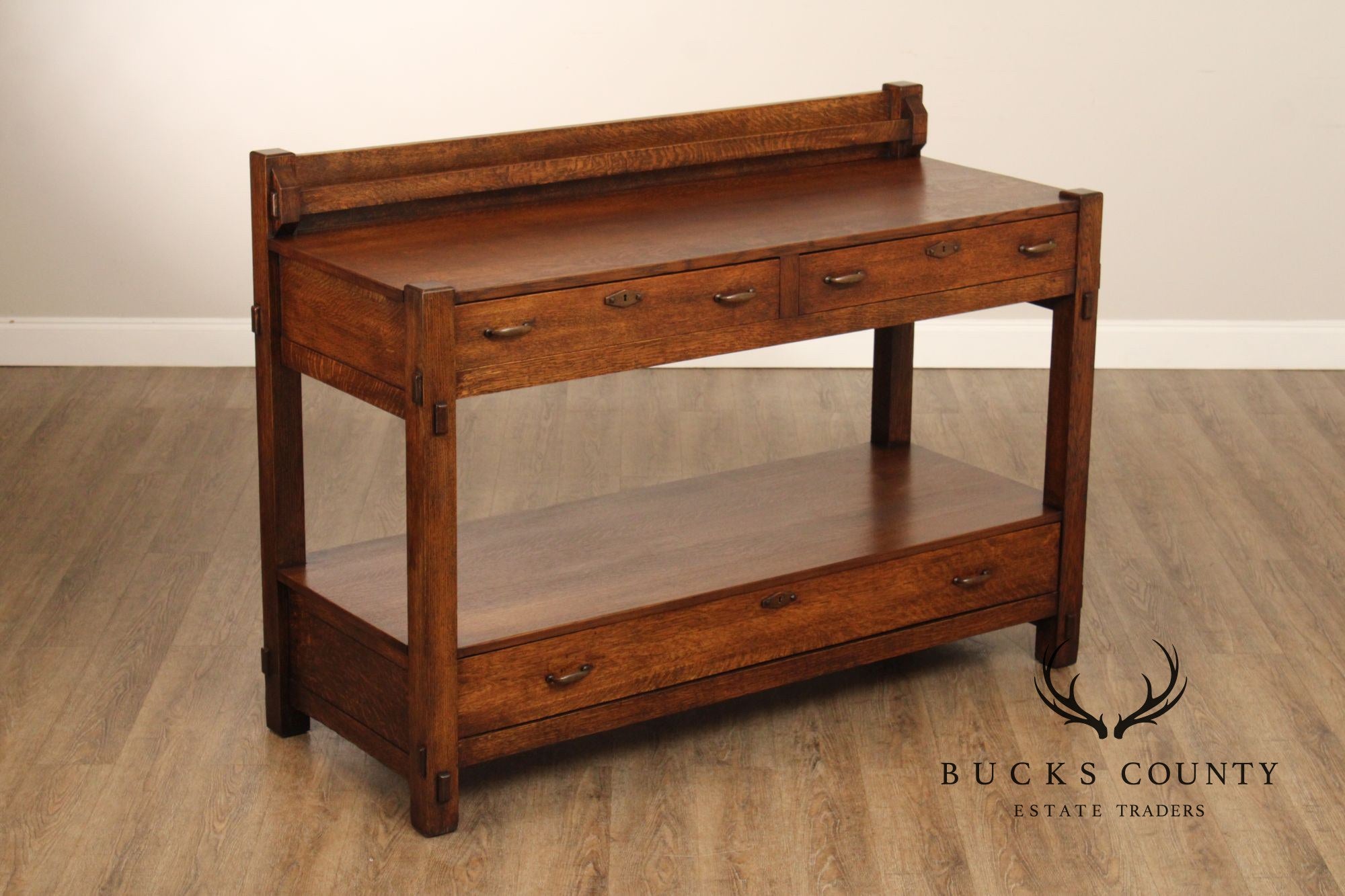 Charles Stickley Antique Mission Oak Sideboard Buffet