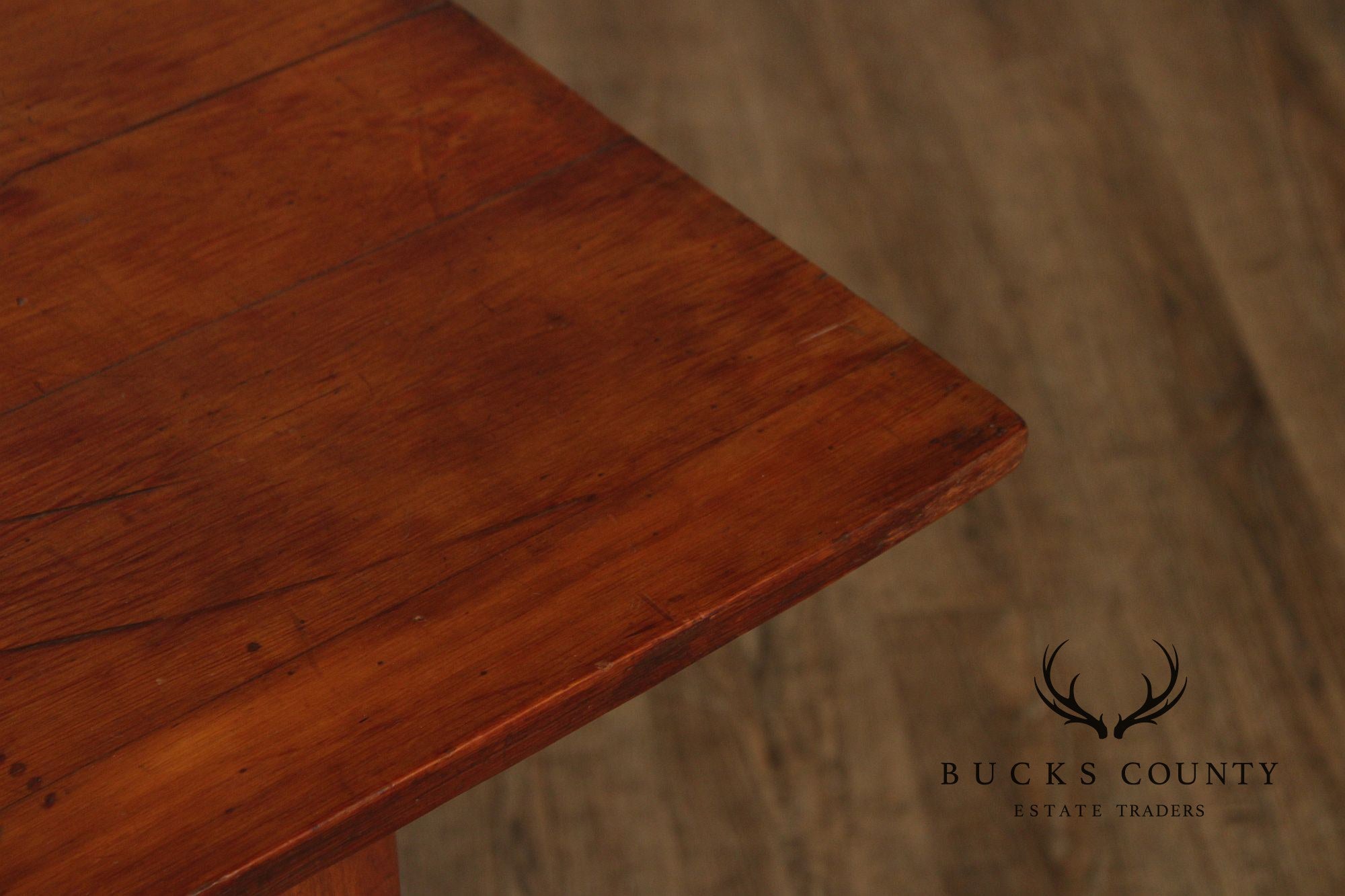 Antique American Primitive Pine Dough Table