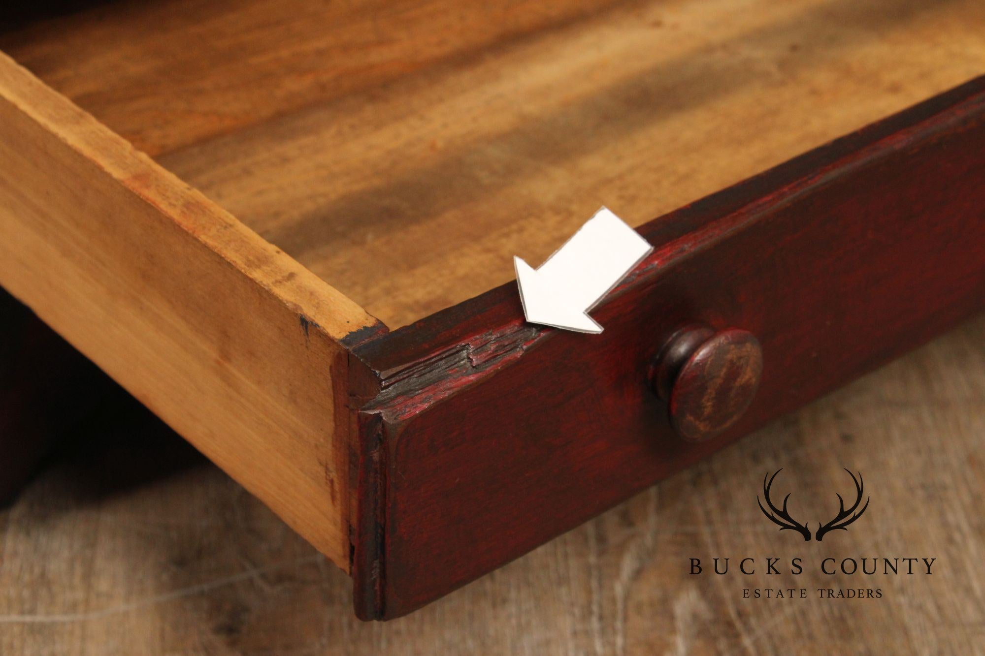 Antique Folk Art Painted Blanket Chest