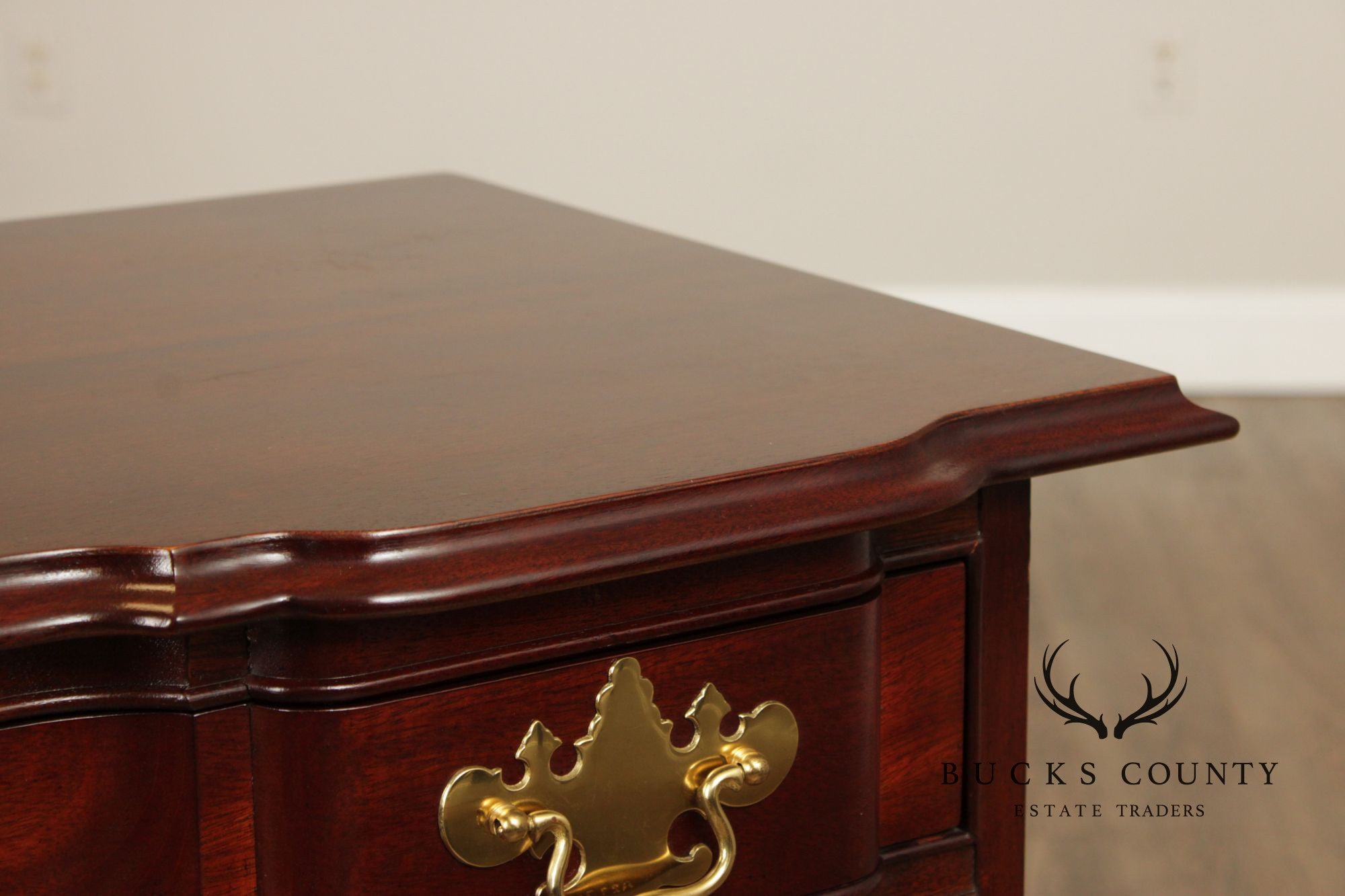 Councill Craftsmen Chippendale Style Mahogany Blockfront Chest