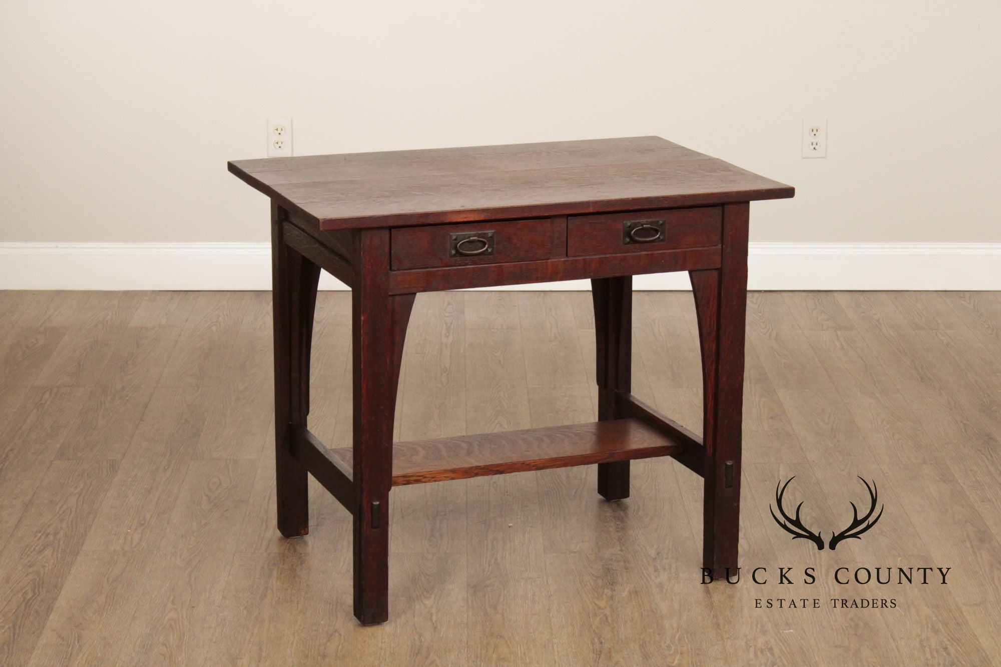 Gustav Stickley Antique Mission Oak Library Table