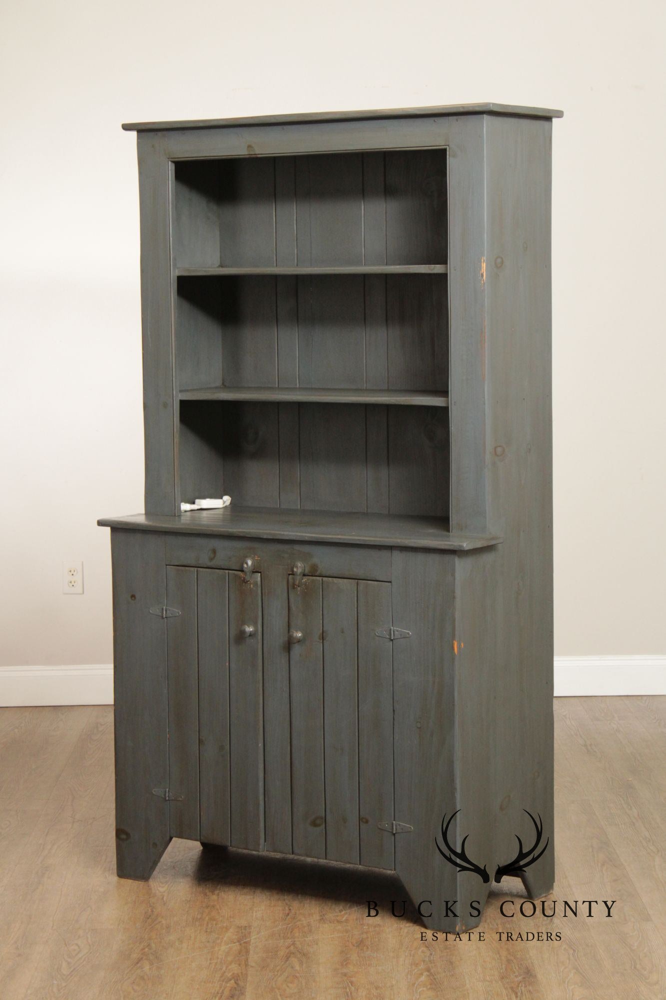 Benchmade Farmhouse Style Painted Hutch