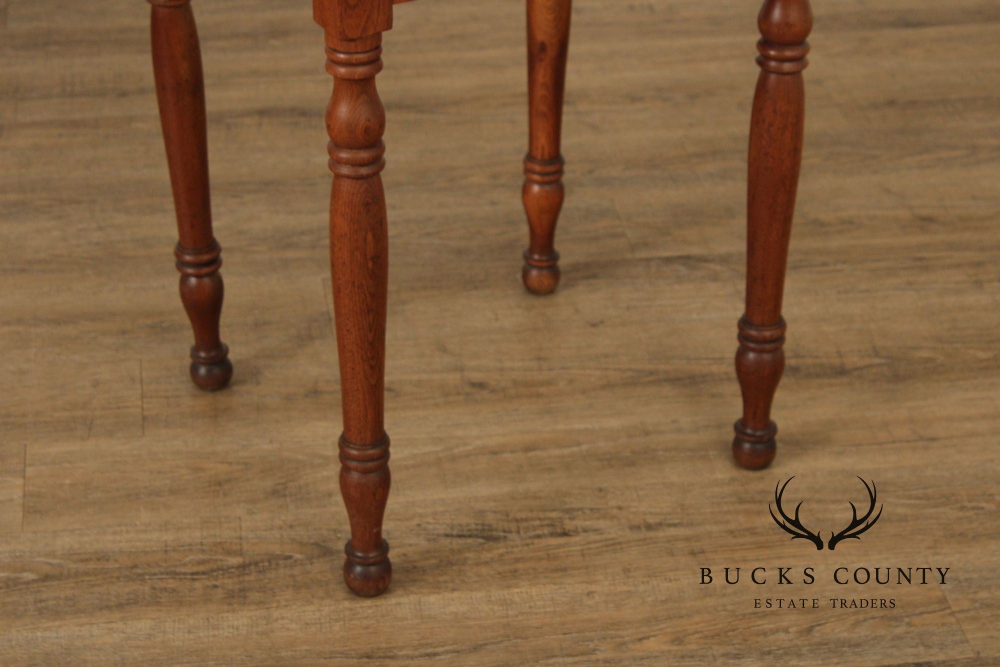 Antique Sheraton Tiger Maple And Walnut Side Table