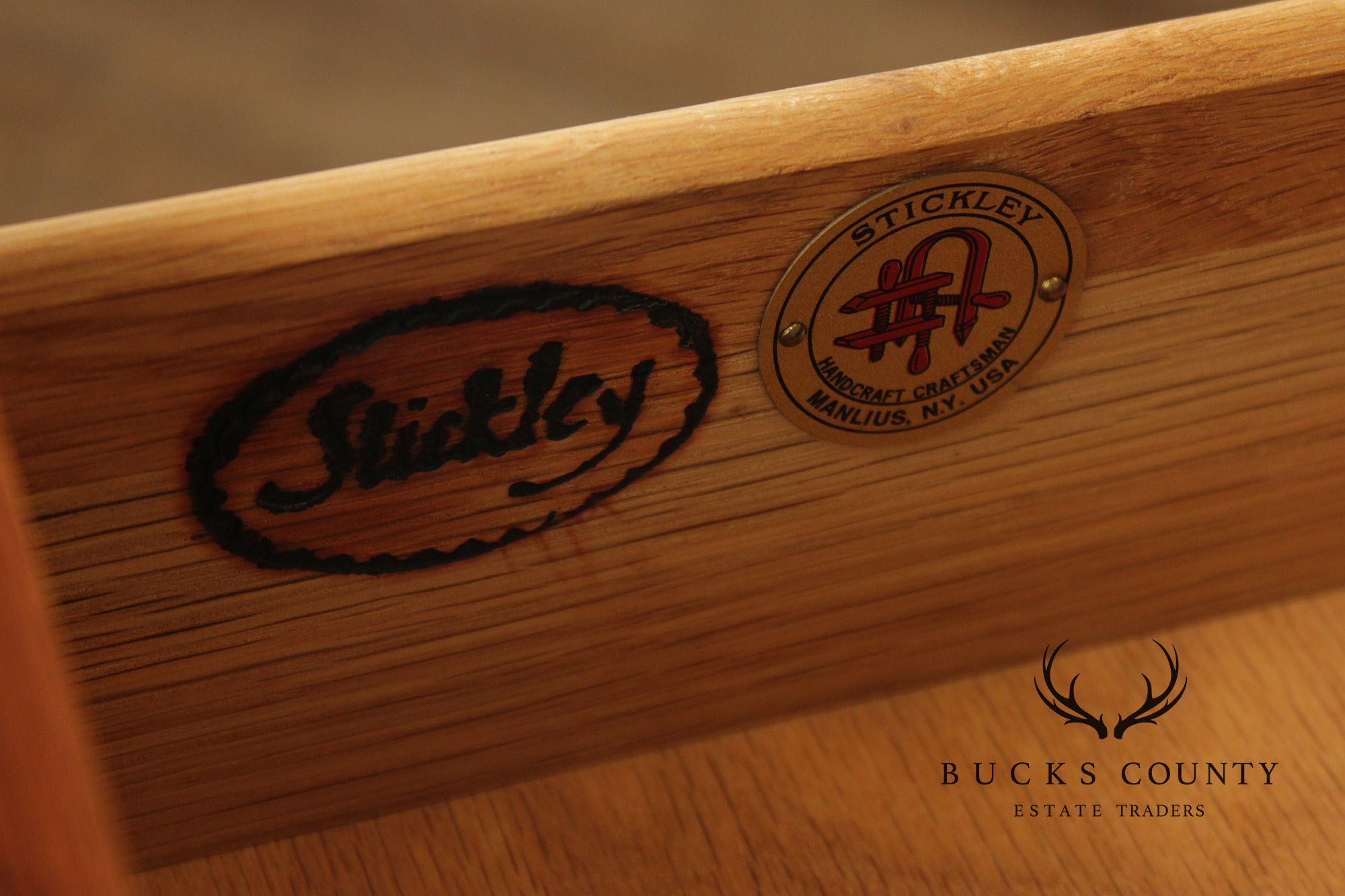 Stickley Mission Collection Oak Triple Dresser