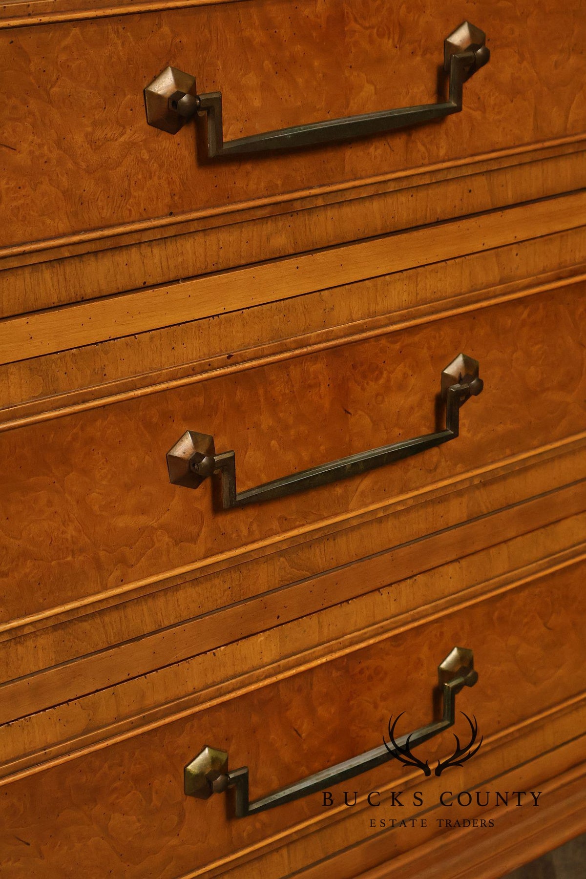 Italian Neoclassical Style Travertine Top Chest of Drawers