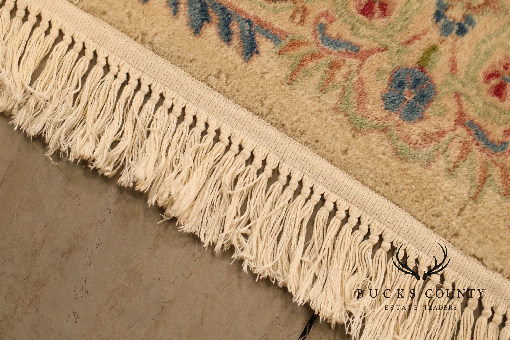 Kirmin Pattern Large Hand Tied 11' x 18' Fringed Area Rug